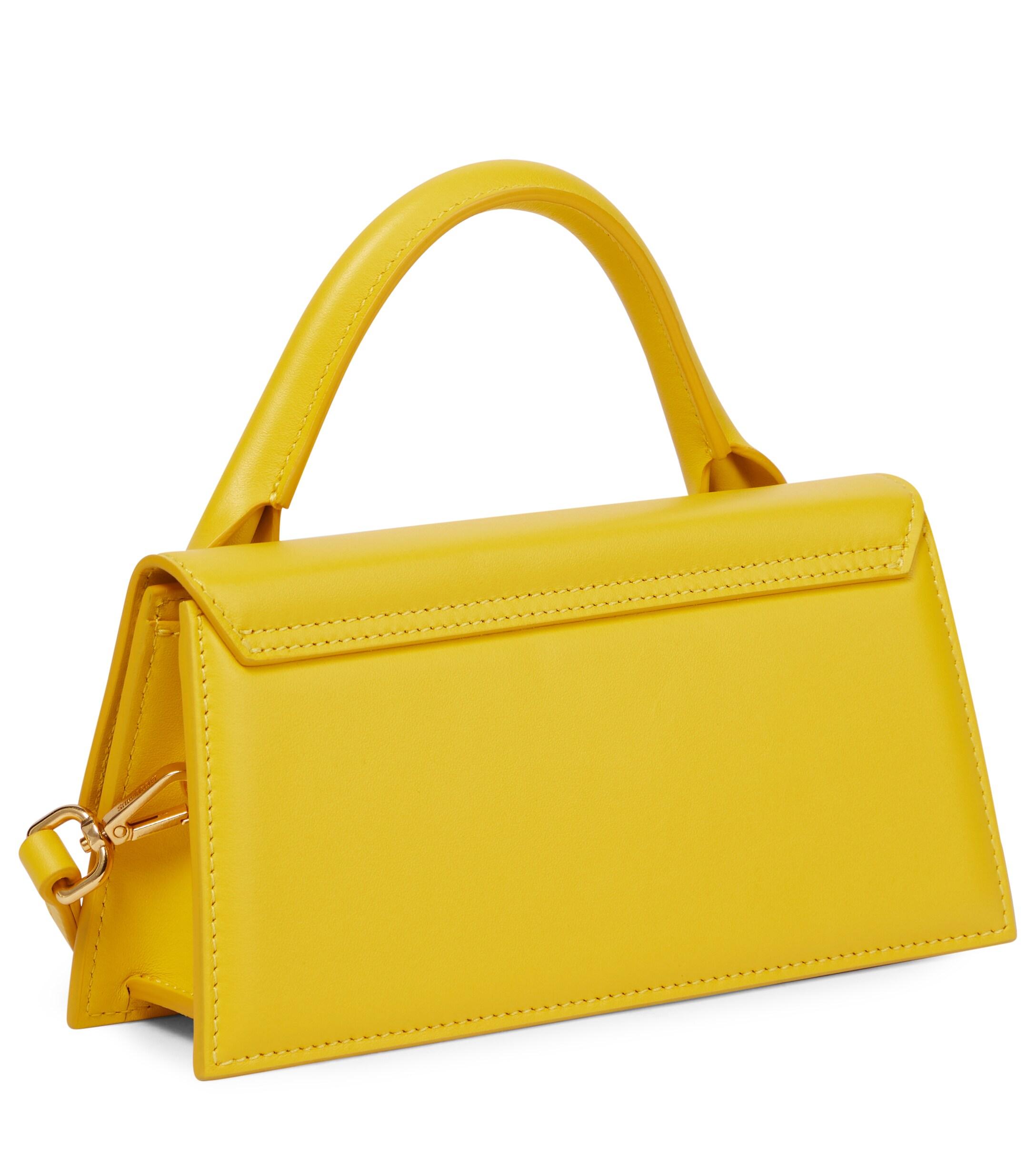 jacquemus yellow bolsa