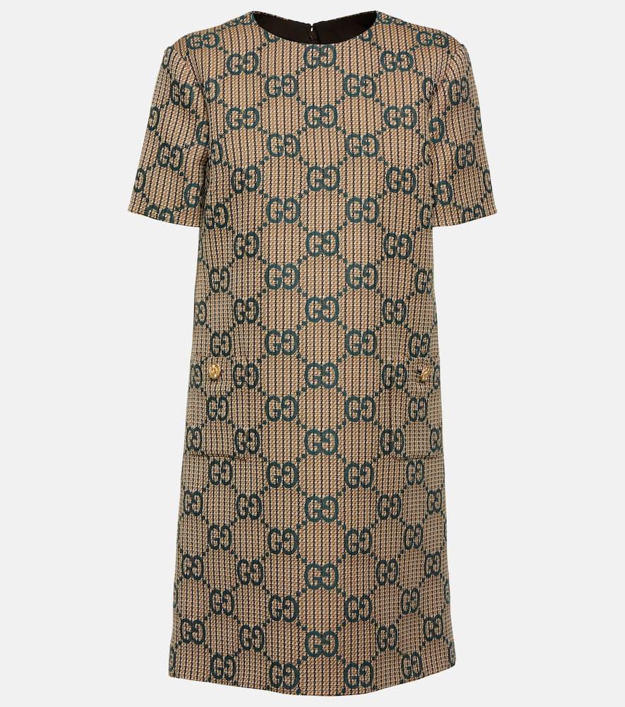 gucci t shirt dress EMBROIDERED CAT COTTON JERSEY T-SHIRT Caroline's Fashion Luxuries 100% silk Printed tie-neck silk shirt dress