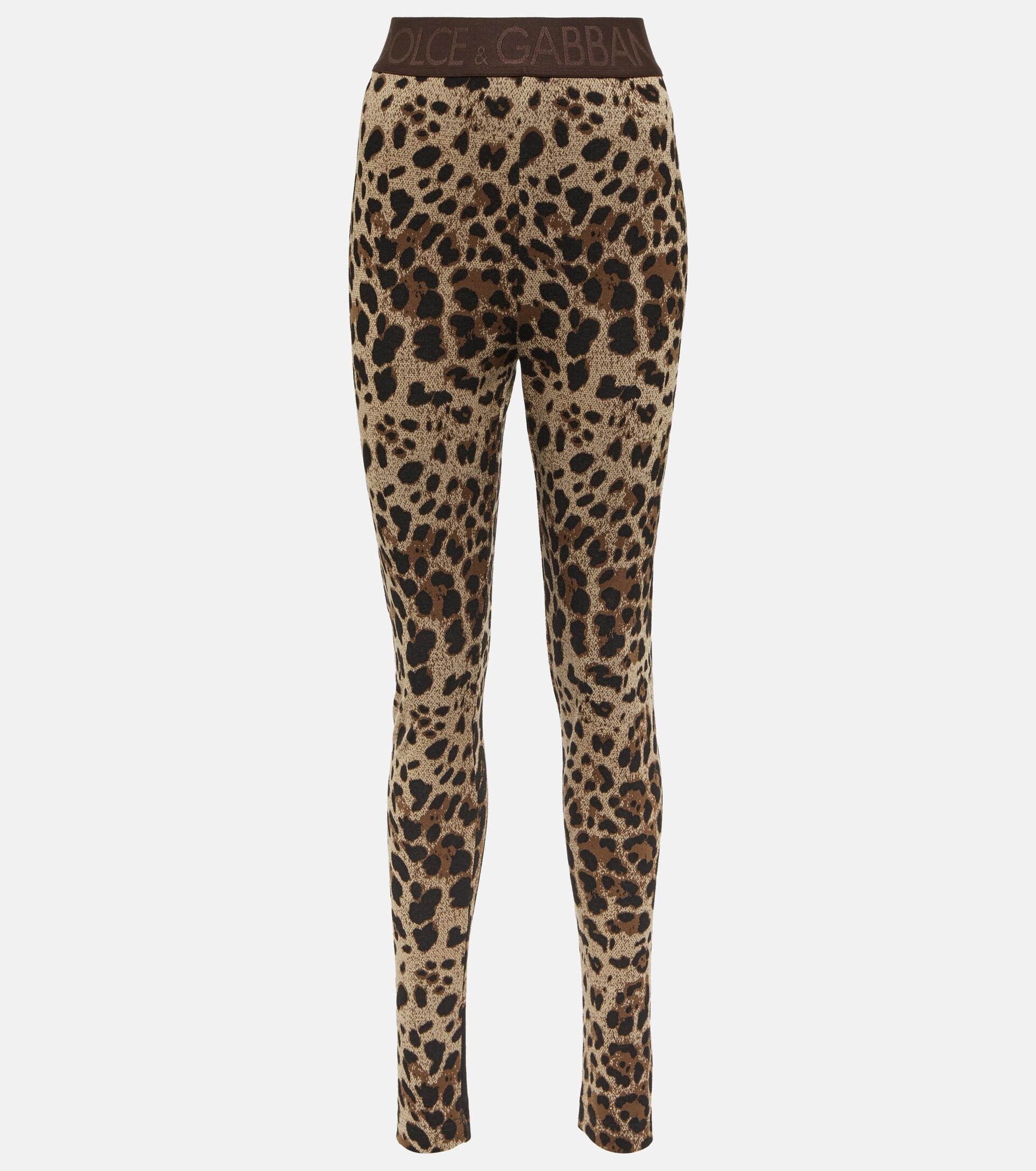 Dolce & Gabbana leopard-print Tights - Farfetch