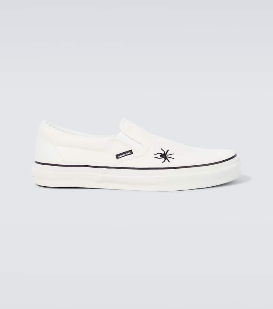 スニーカー UNDERCOVER Men Sneakers 409416 UC2D9F02 WHITE UNDERCOVER TOE LOGO LEATHER SNEAKERS WHITE アンダーカバー