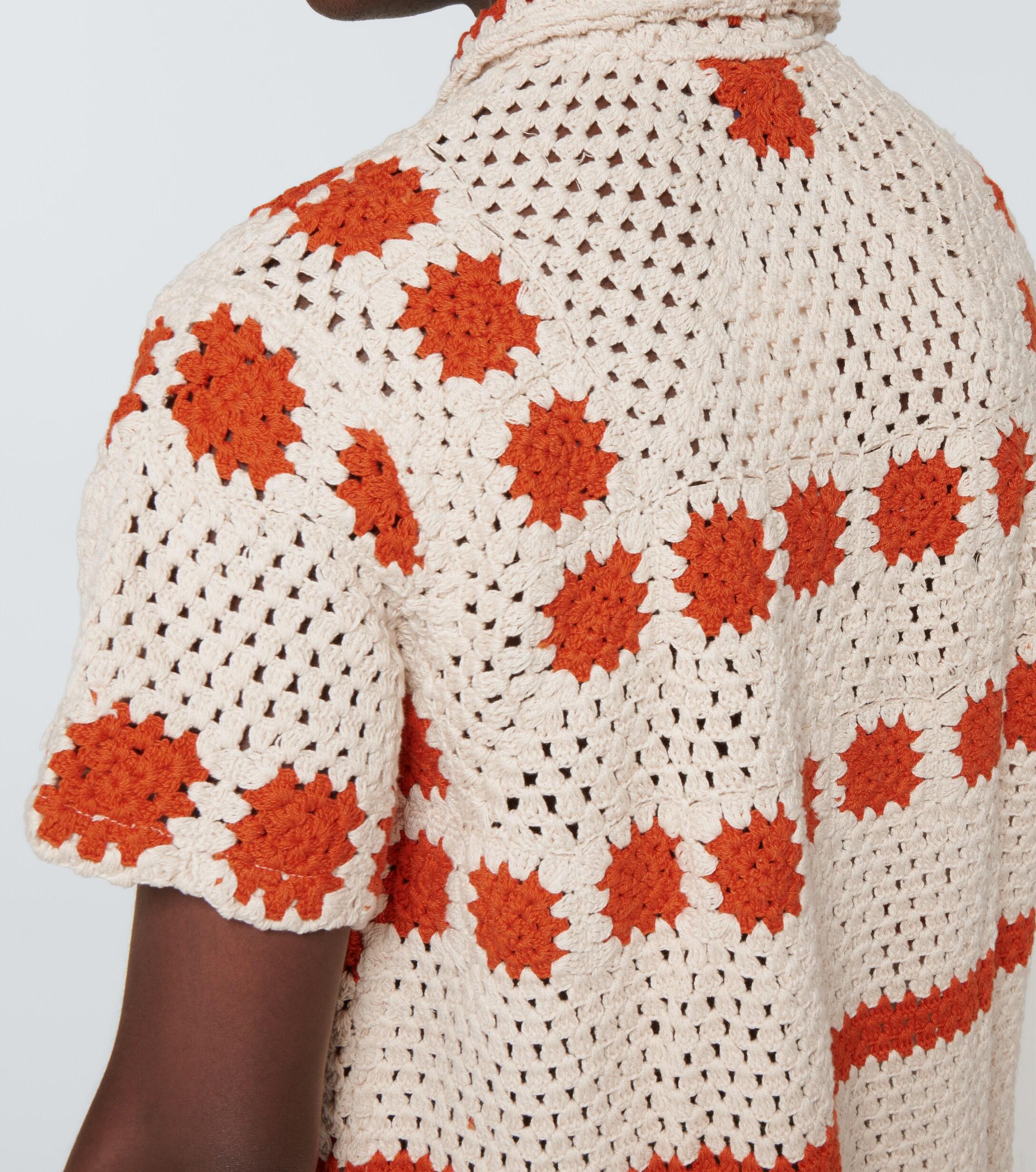 Bode Sunspot Crochet Cotton Shirt for Men | Lyst Canada Bode Sunspot Crochet Cotton Shirt for Men | Lyst Canada