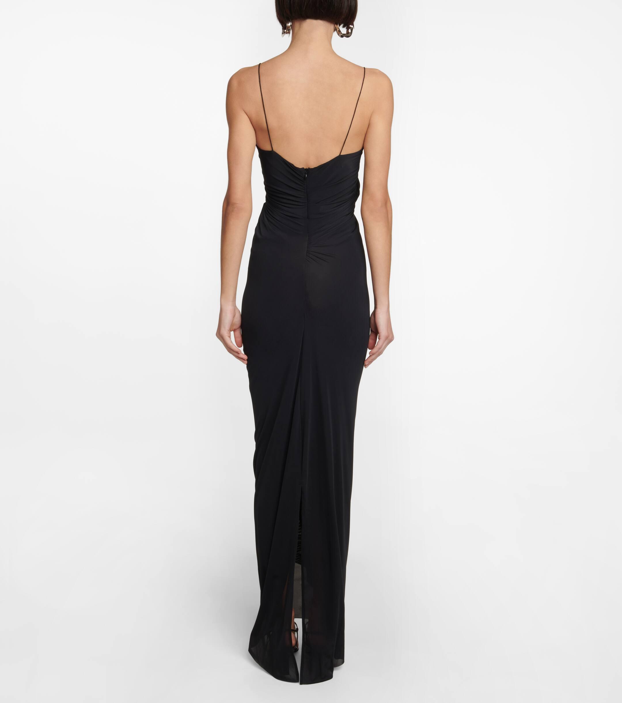Molded Venus Jersey Maxi Dress