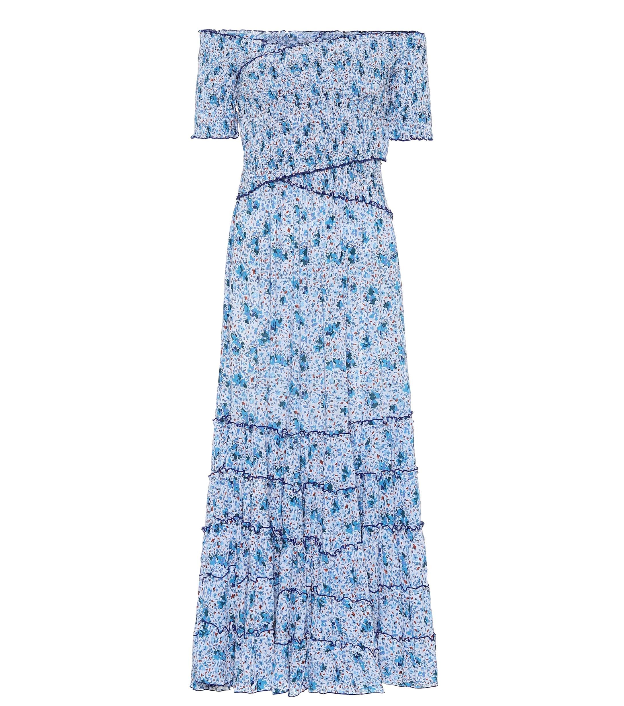 Poupette Exclusive To Mytheresa – Soledad Floral Maxi Dress in Blue - Lyst