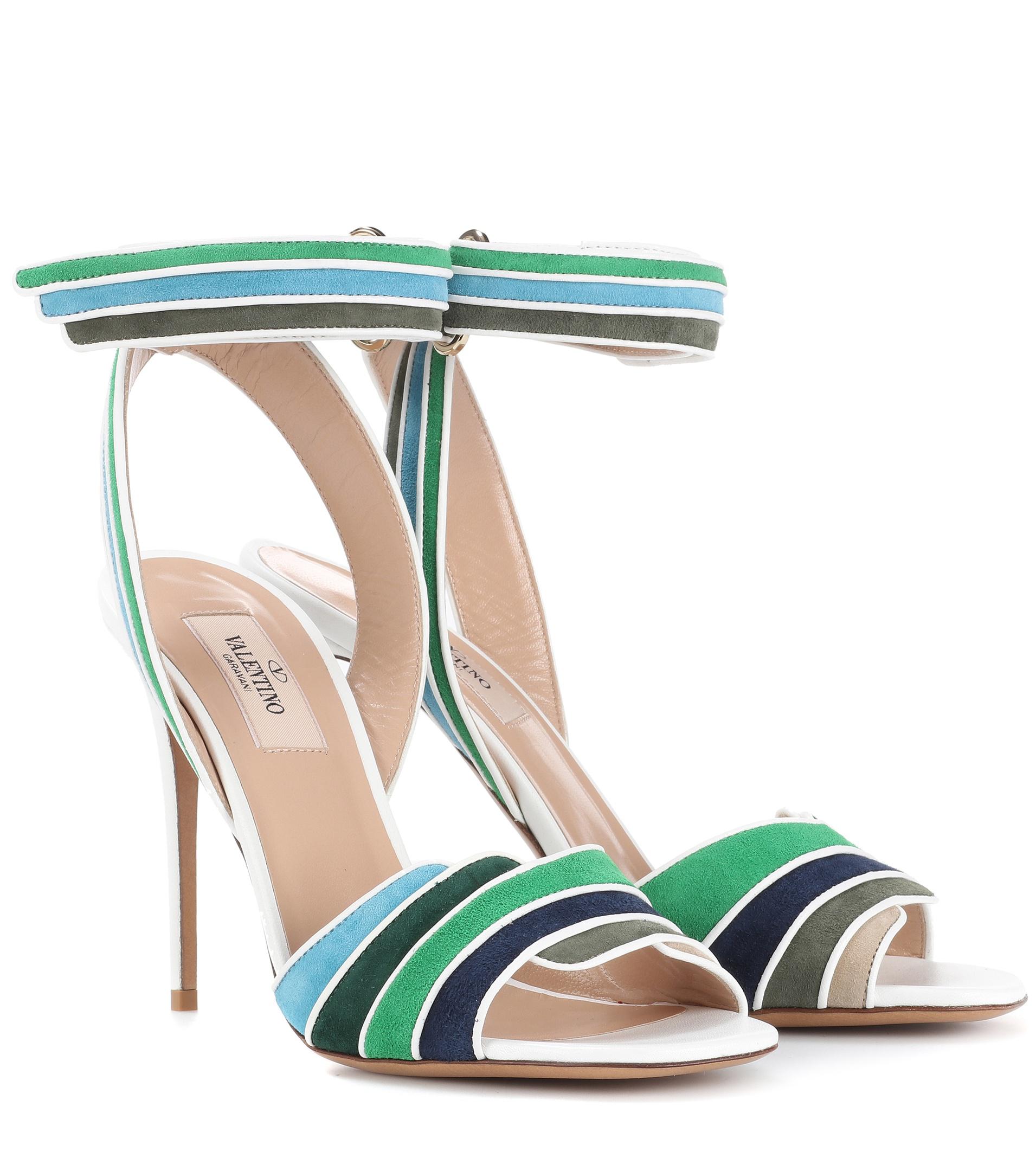 valentino suede sandals