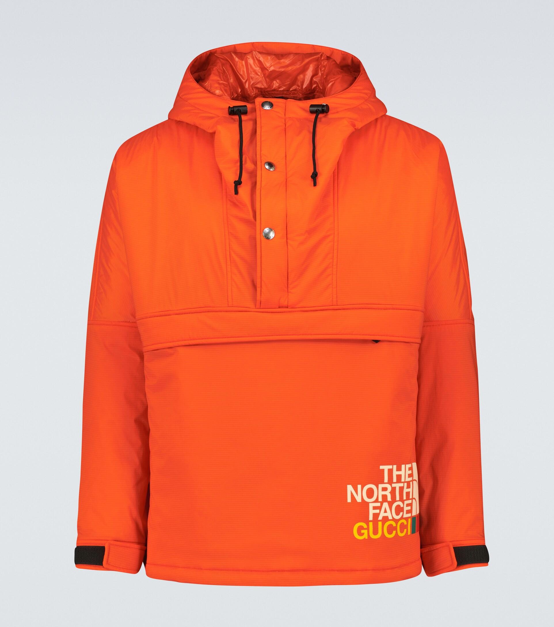 Gucci The North Face X Windbreaker Jacket in Orange for Men Gucci The North Face X Windbreaker Jacket in Orange for Men