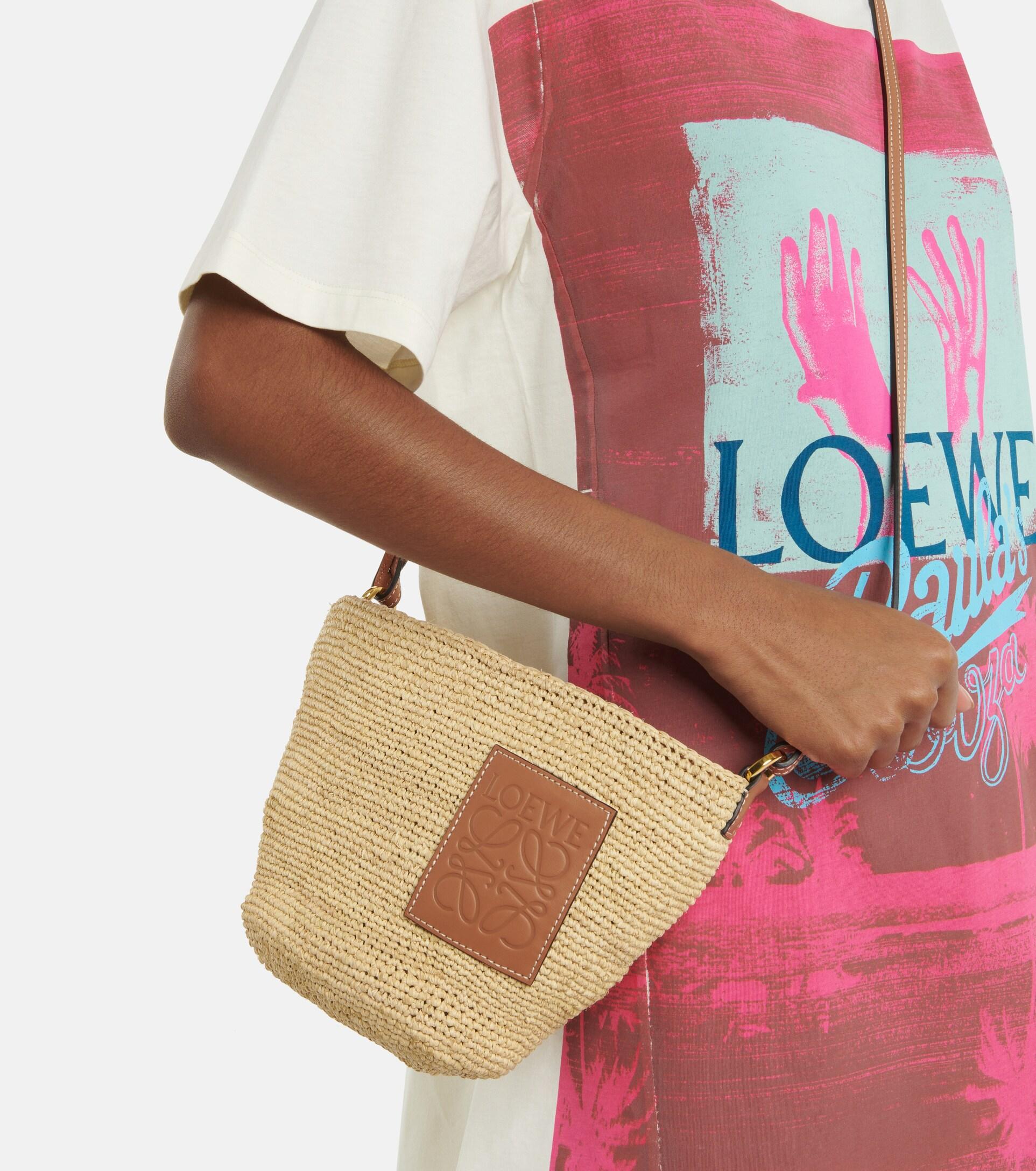 Loewe Paula's Ibiza Pochette Raffia Tote