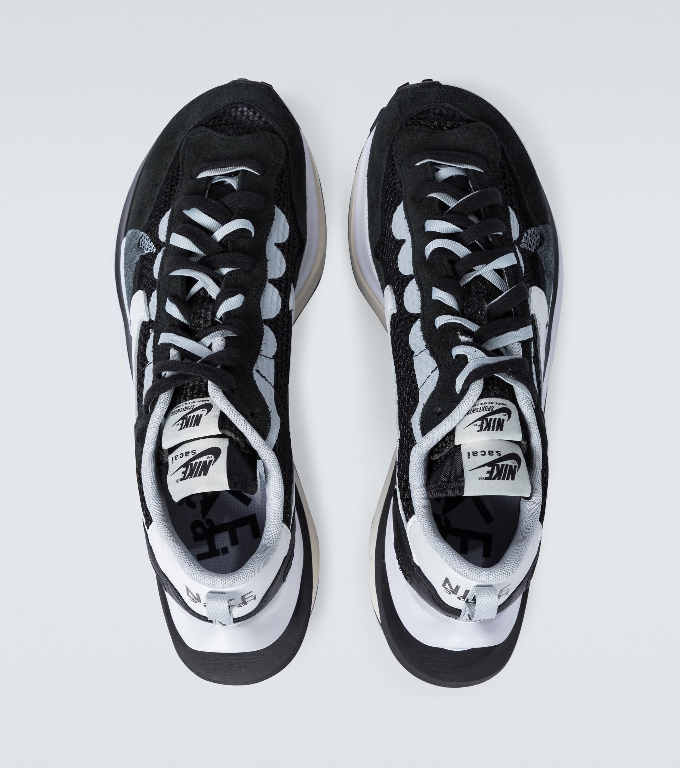 Nike X Sacai Vaporwaffle Sneakers in Black for Men | Lyst