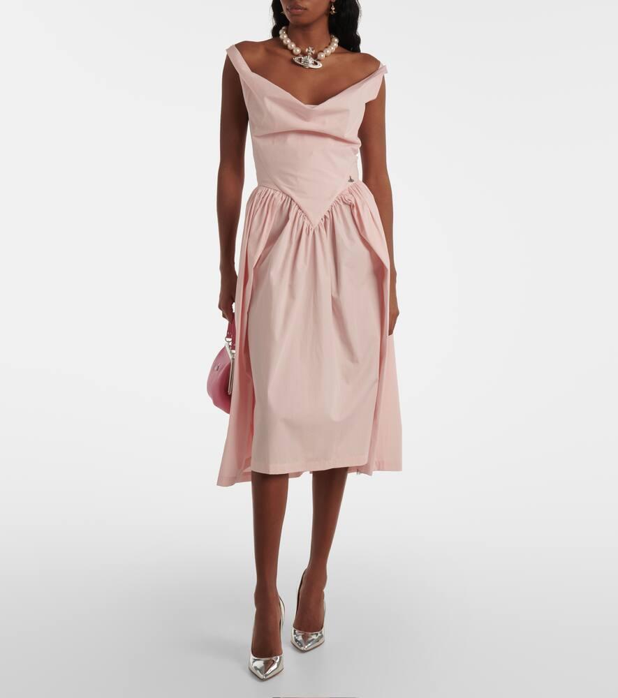 vivienne westwood sunday draped satin corset dress Vivienne Westwood Sunday Draped Satin Corset Dress in Pink