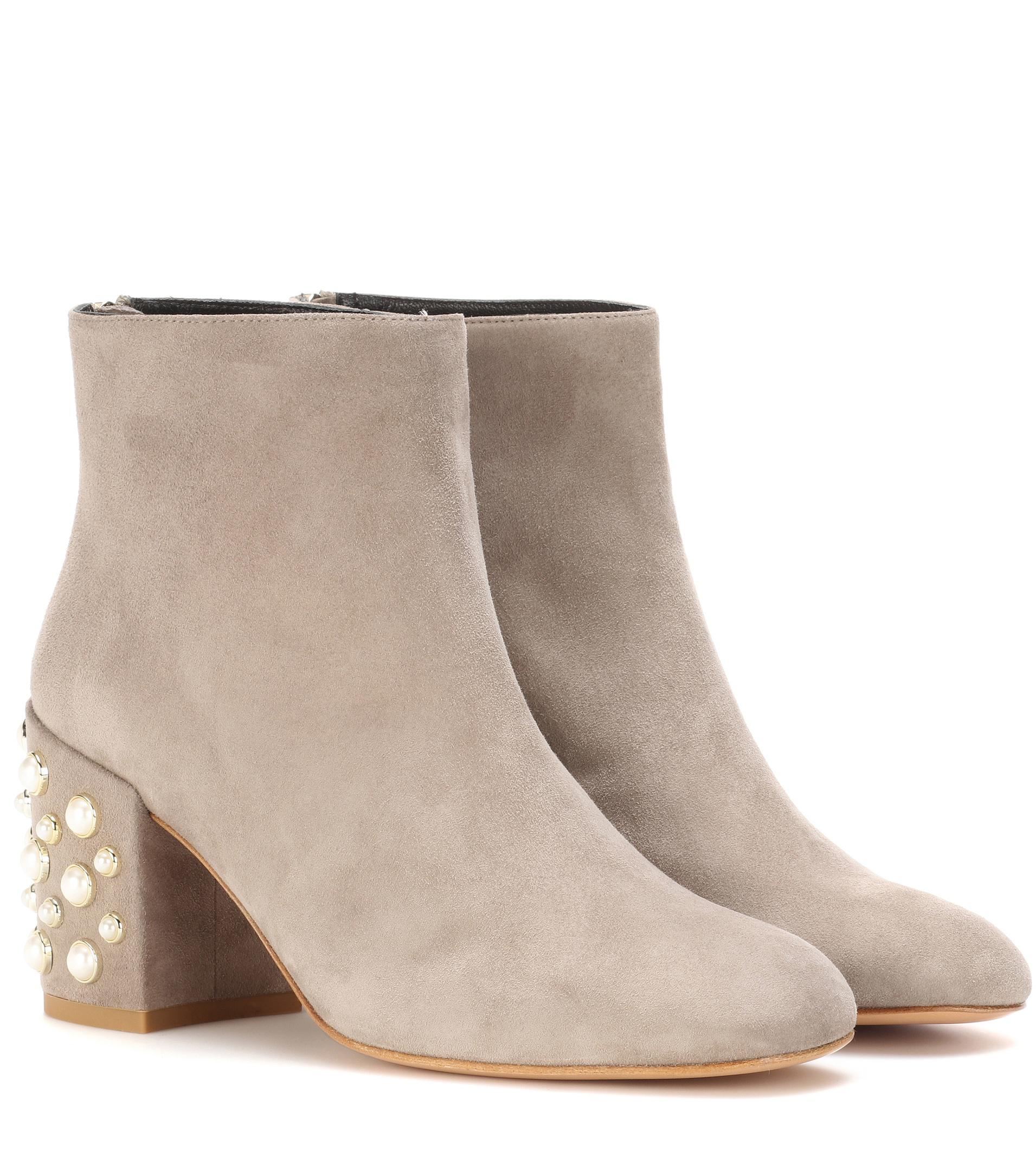 stuart weitzman pearl booties