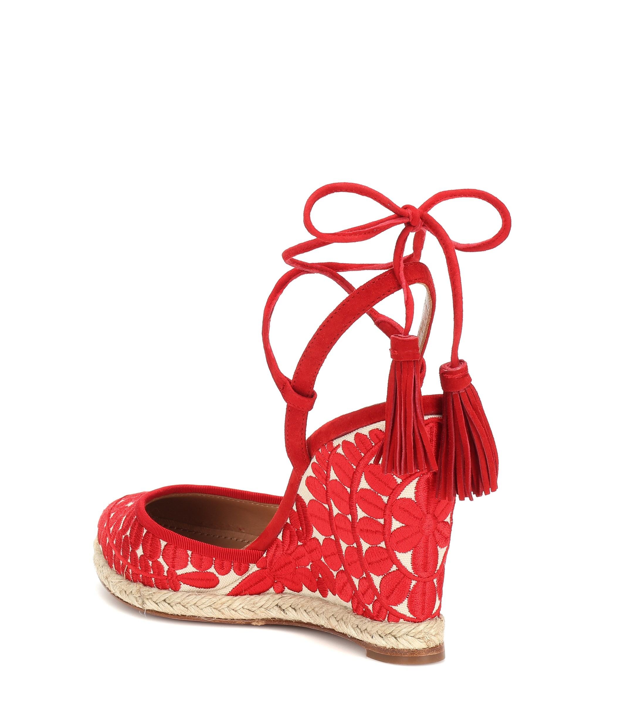 aquazzura fez espadrille
