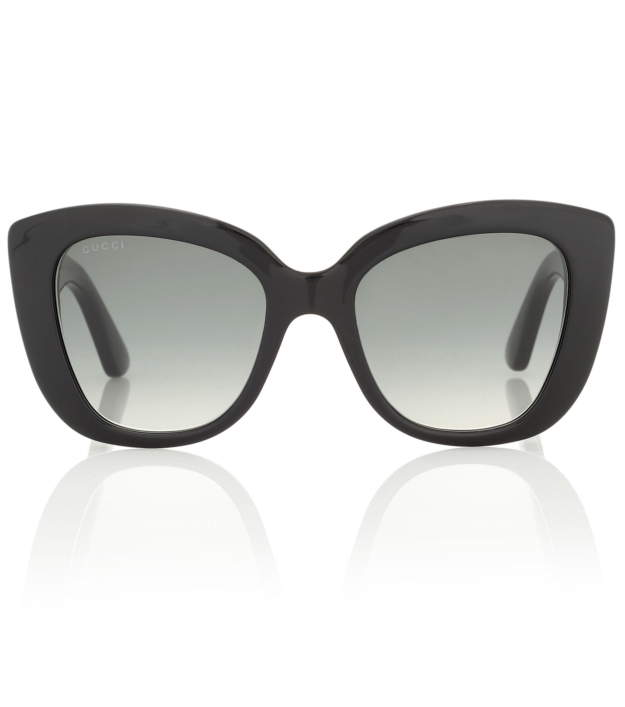 Gucci Cateye Sunglasses in Black Lyst