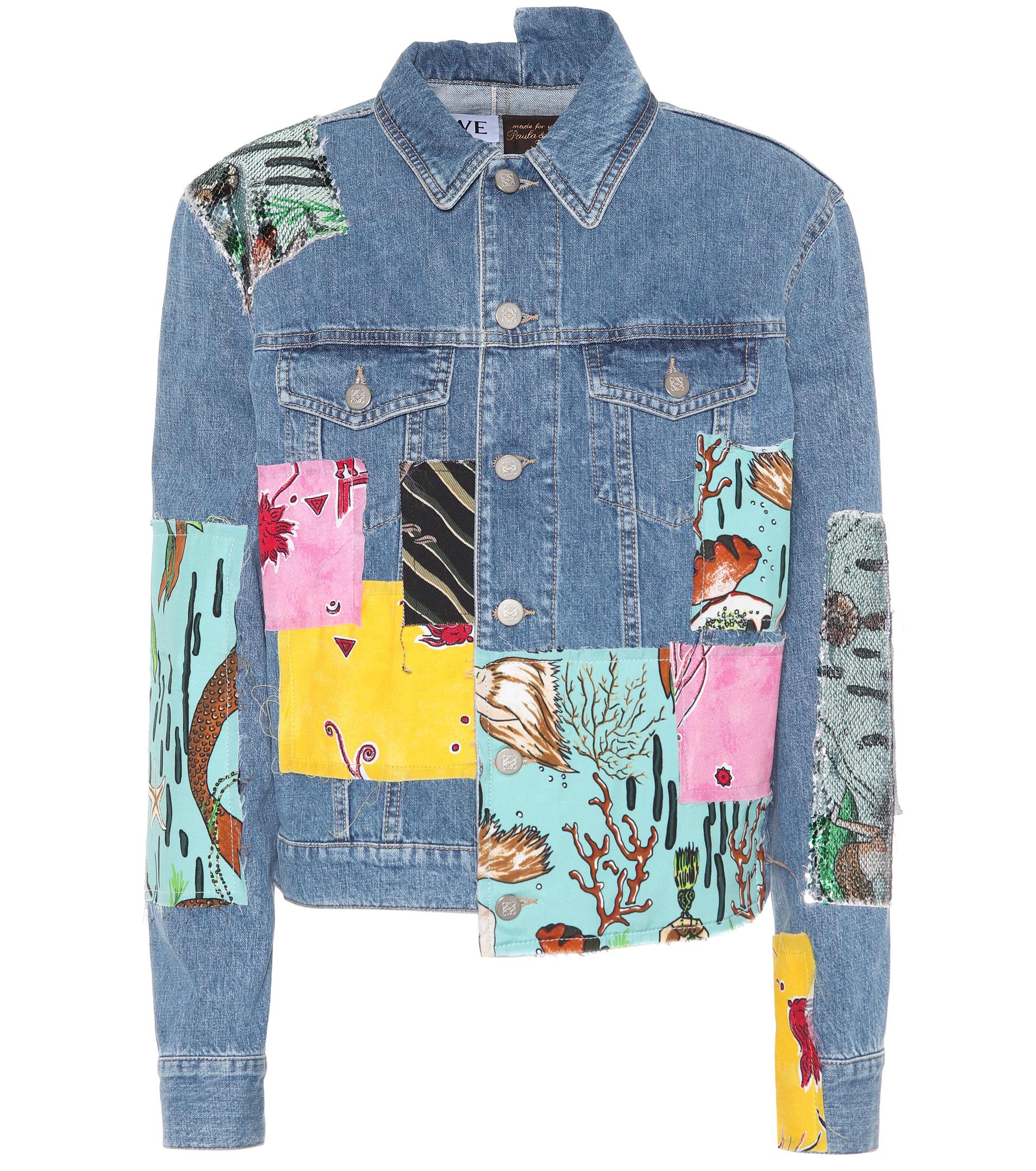 Ibiza Patchwork Denim Jacket 