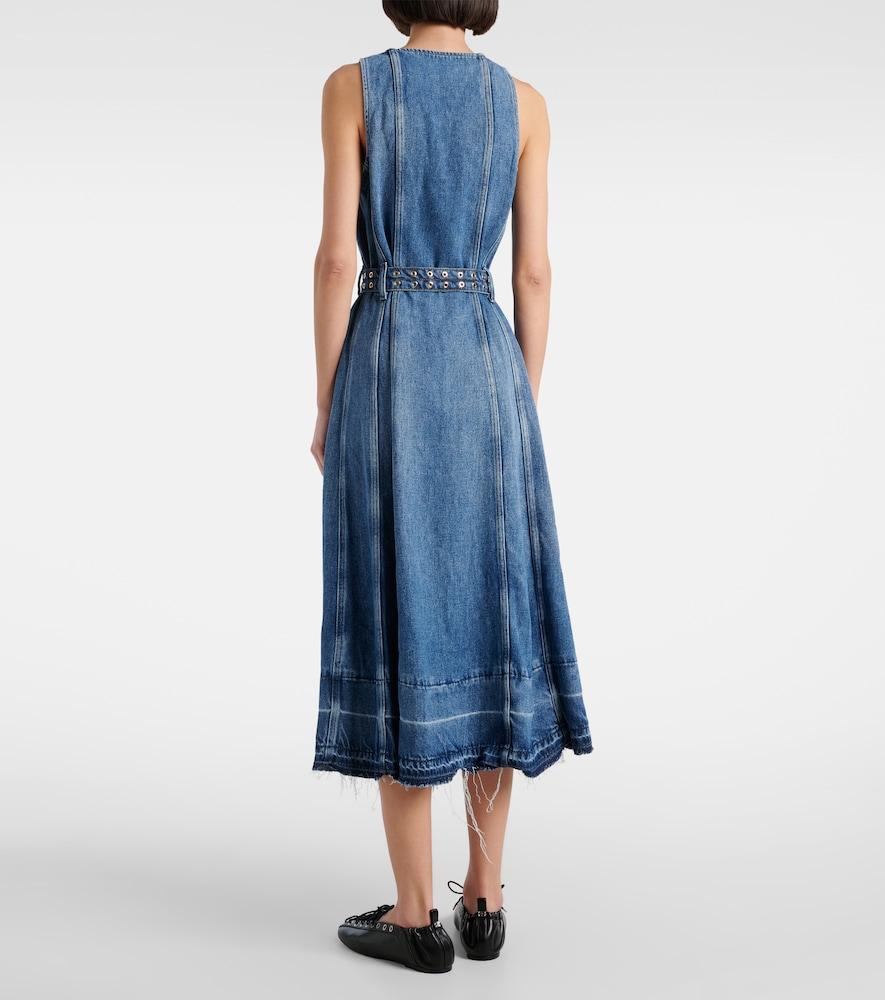 white christmas dresses strapless bow front denim mini dress – RK Collections Boutique main image 0
