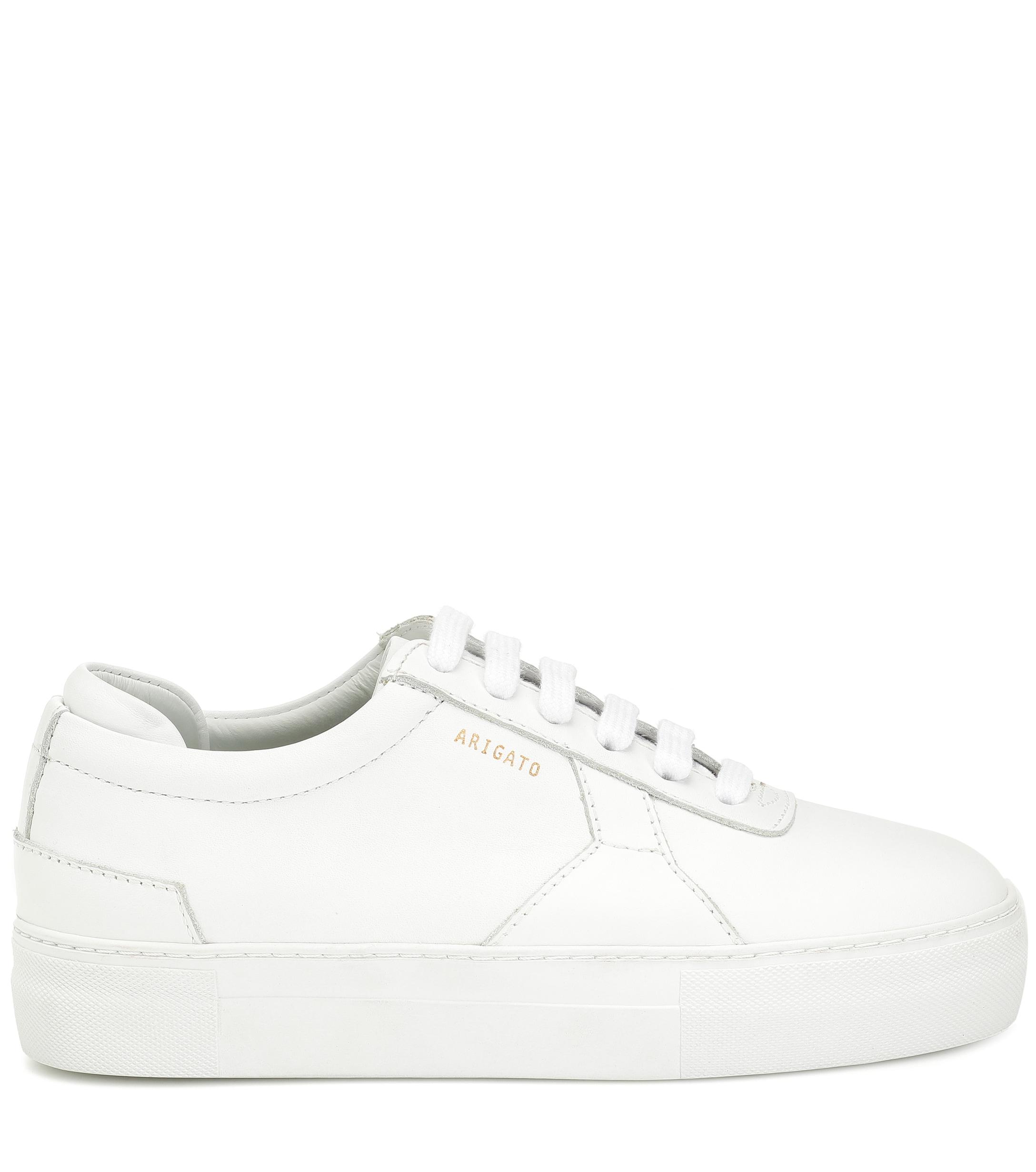 Axel Arigato Platform Leather Sneakers in White - Lyst