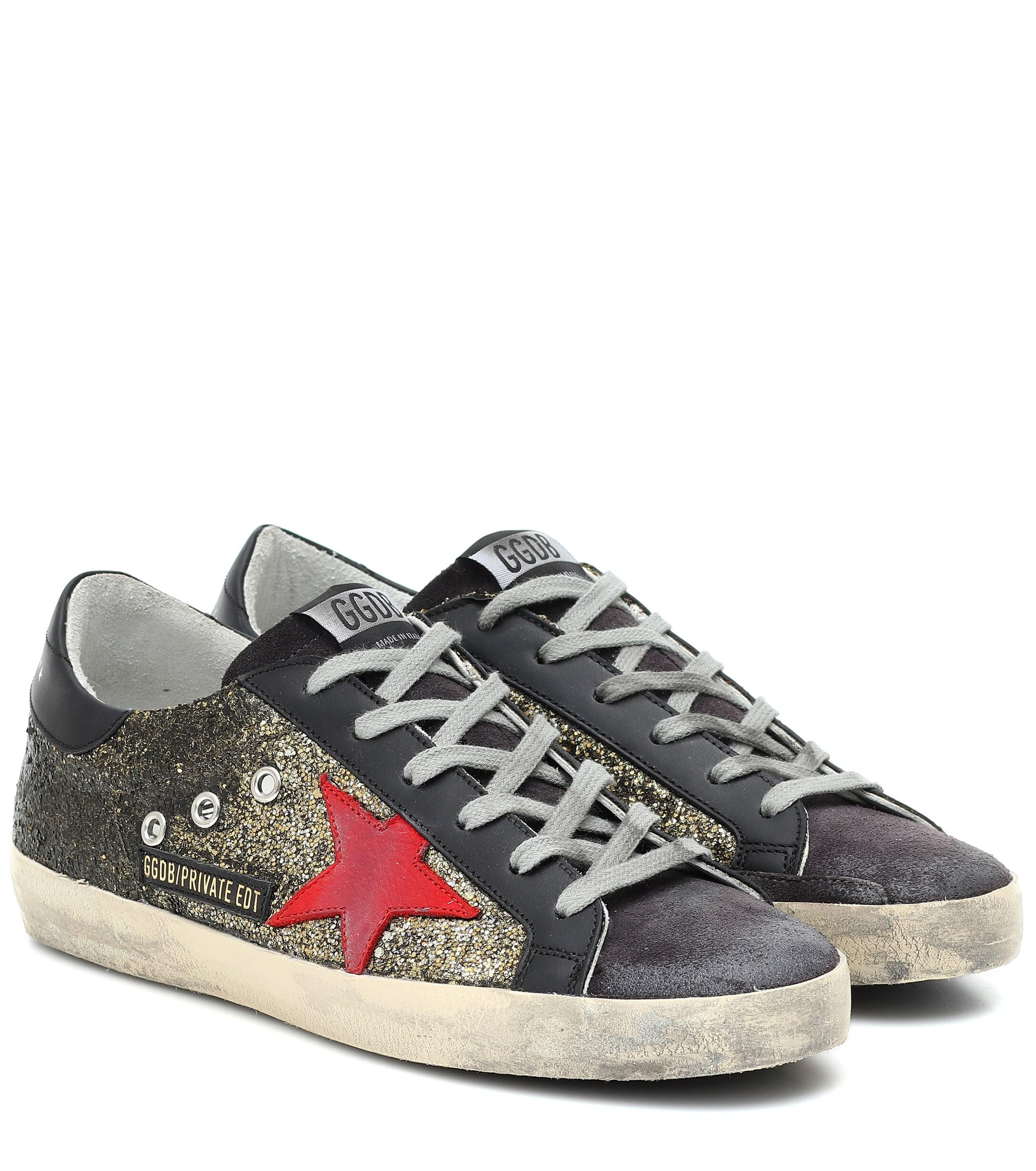 Golden Goose Deluxe Brand Goose Exclusive To Mytheresa â Superstar Glitter Sneakers - Lyst