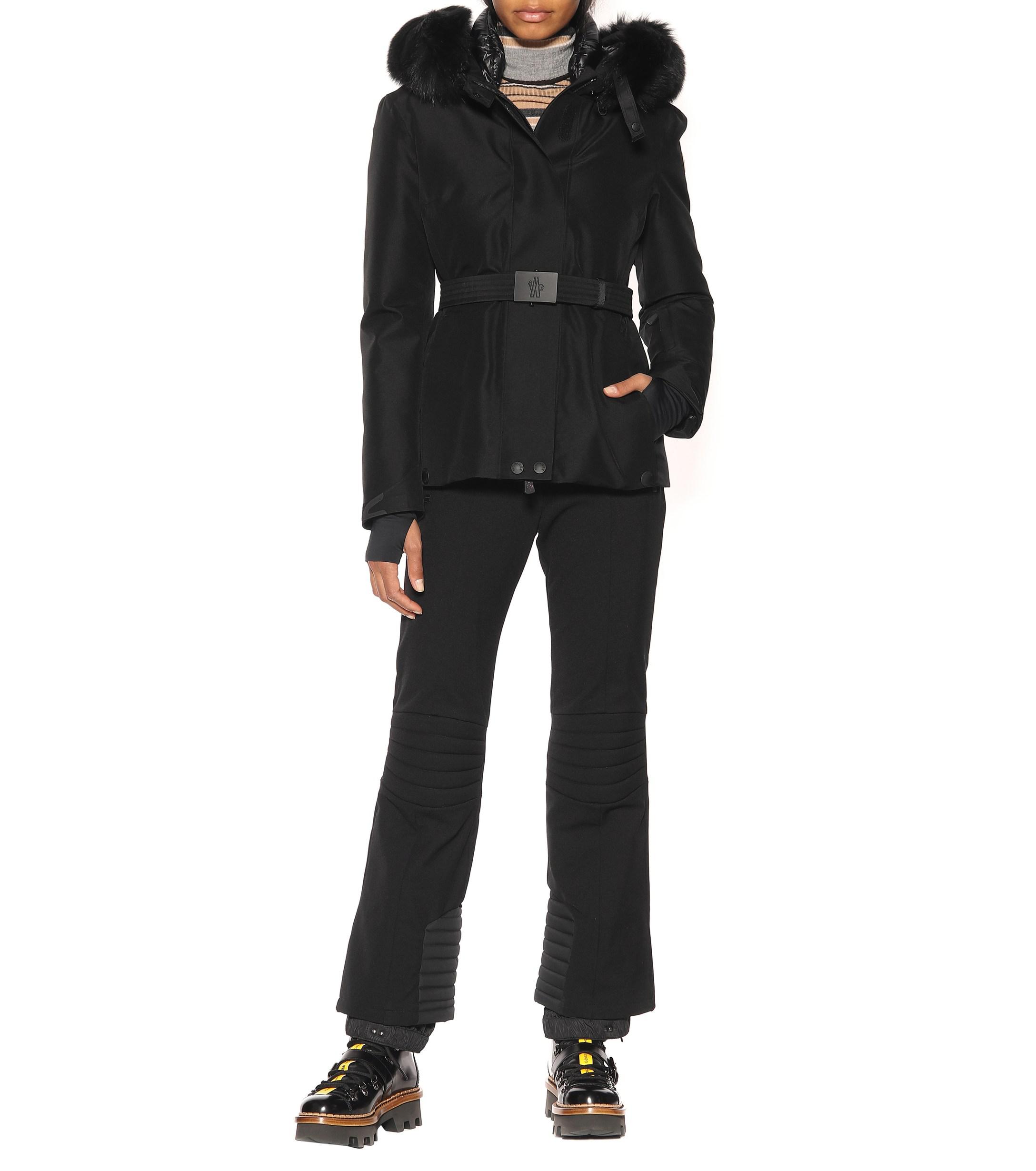 moncler black ski jacket