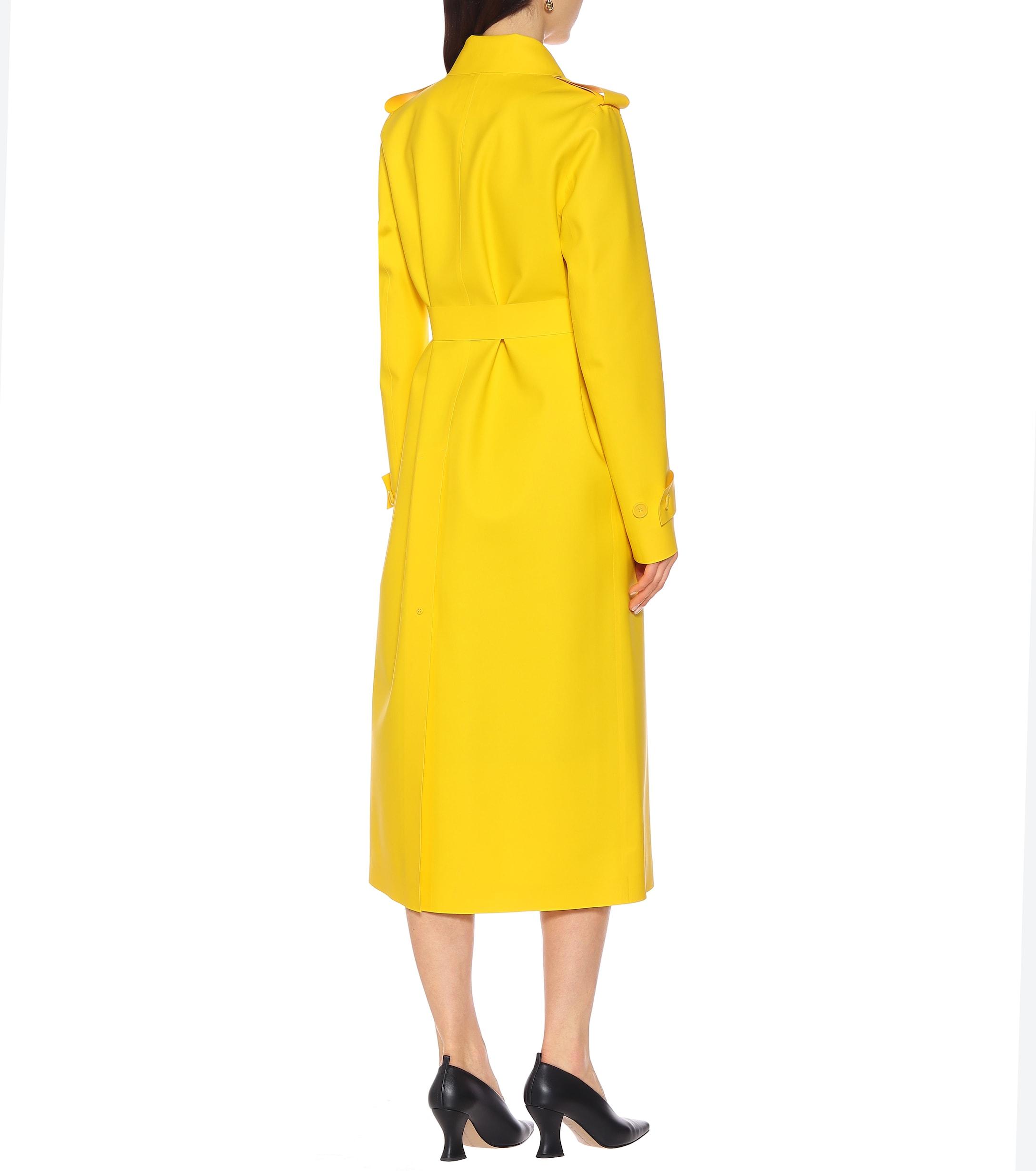 yellow rubber coat