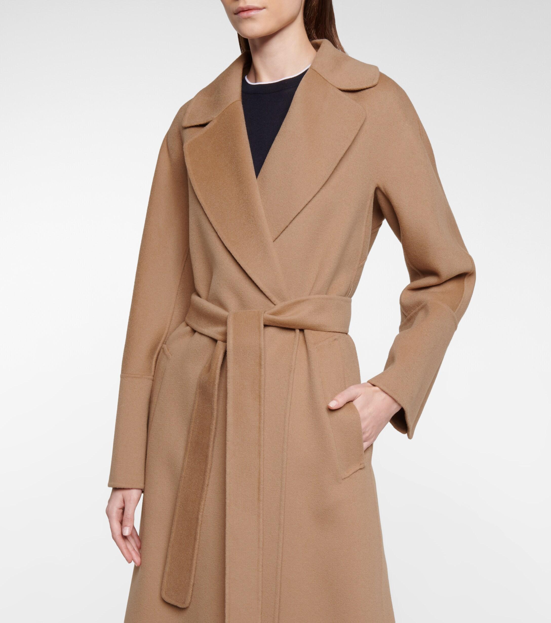 Max Mara Elisa Wool Coat in Brown | Lyst
