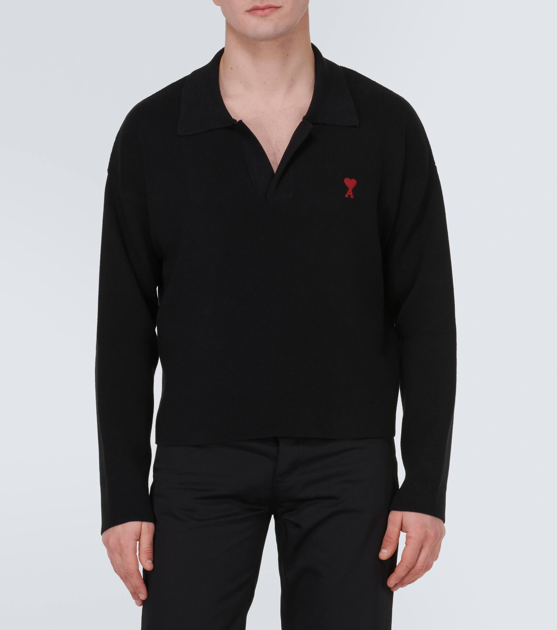 Polo sweater black best sale