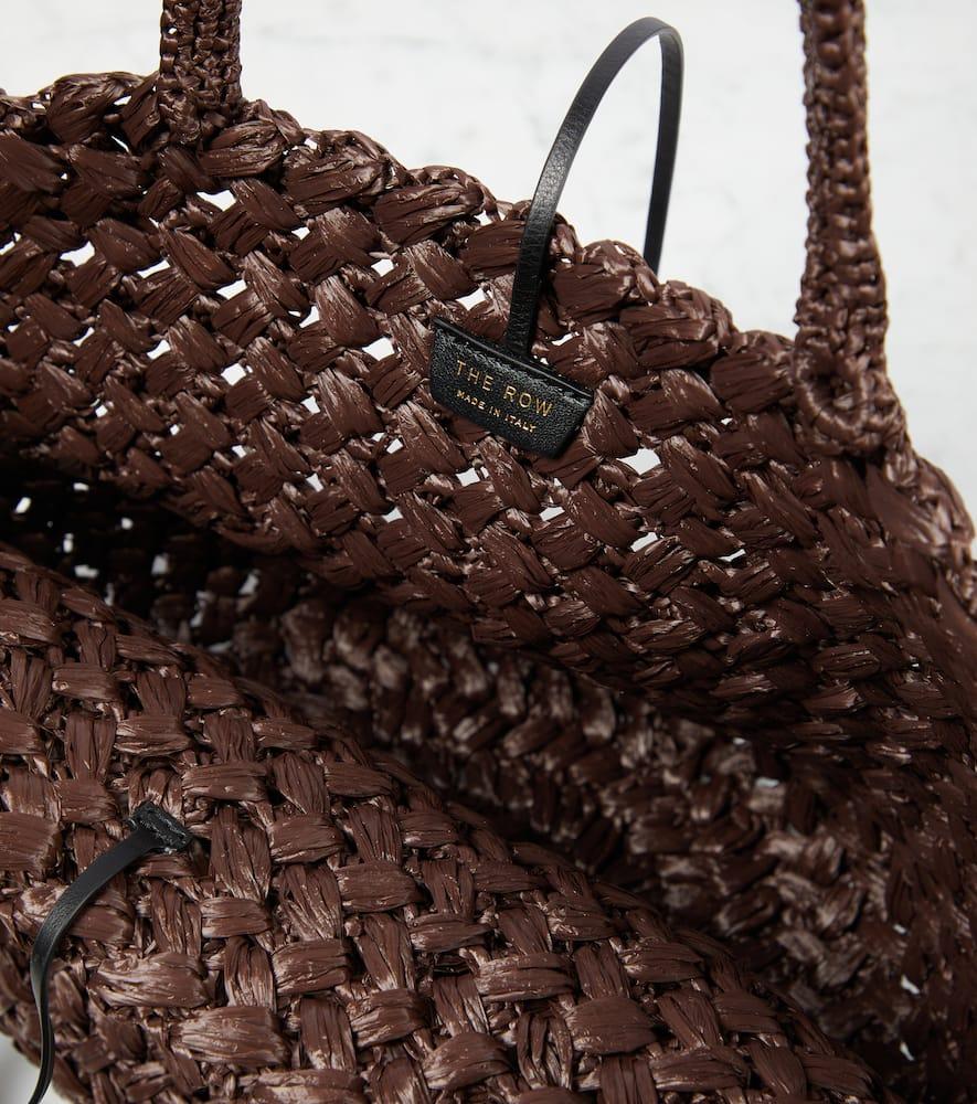 The Row ザロウEstelle raffia tote 茶 The Row | Estelle woven leather tote bag | Savannahs