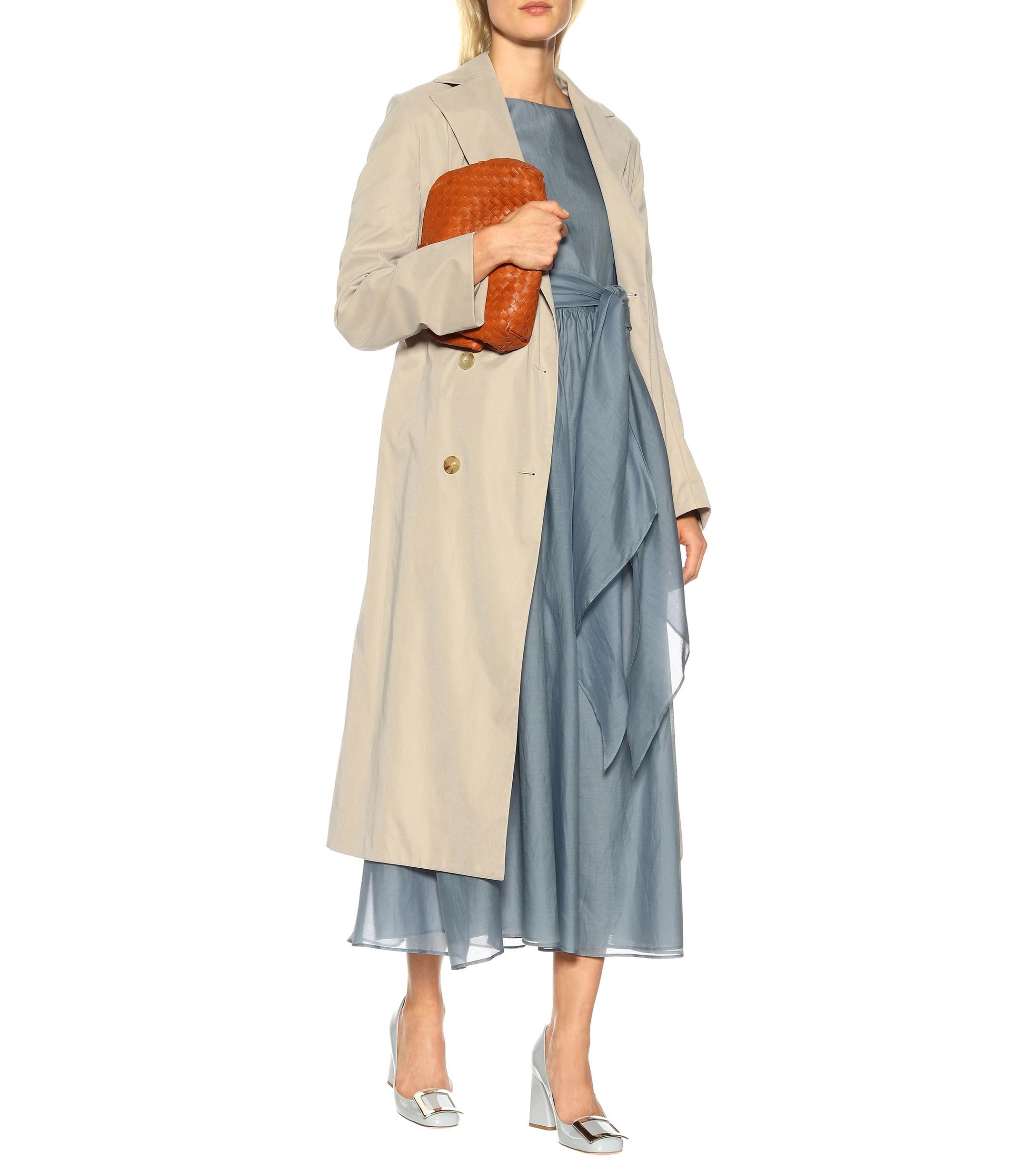 max mara silk and cotton voile dress