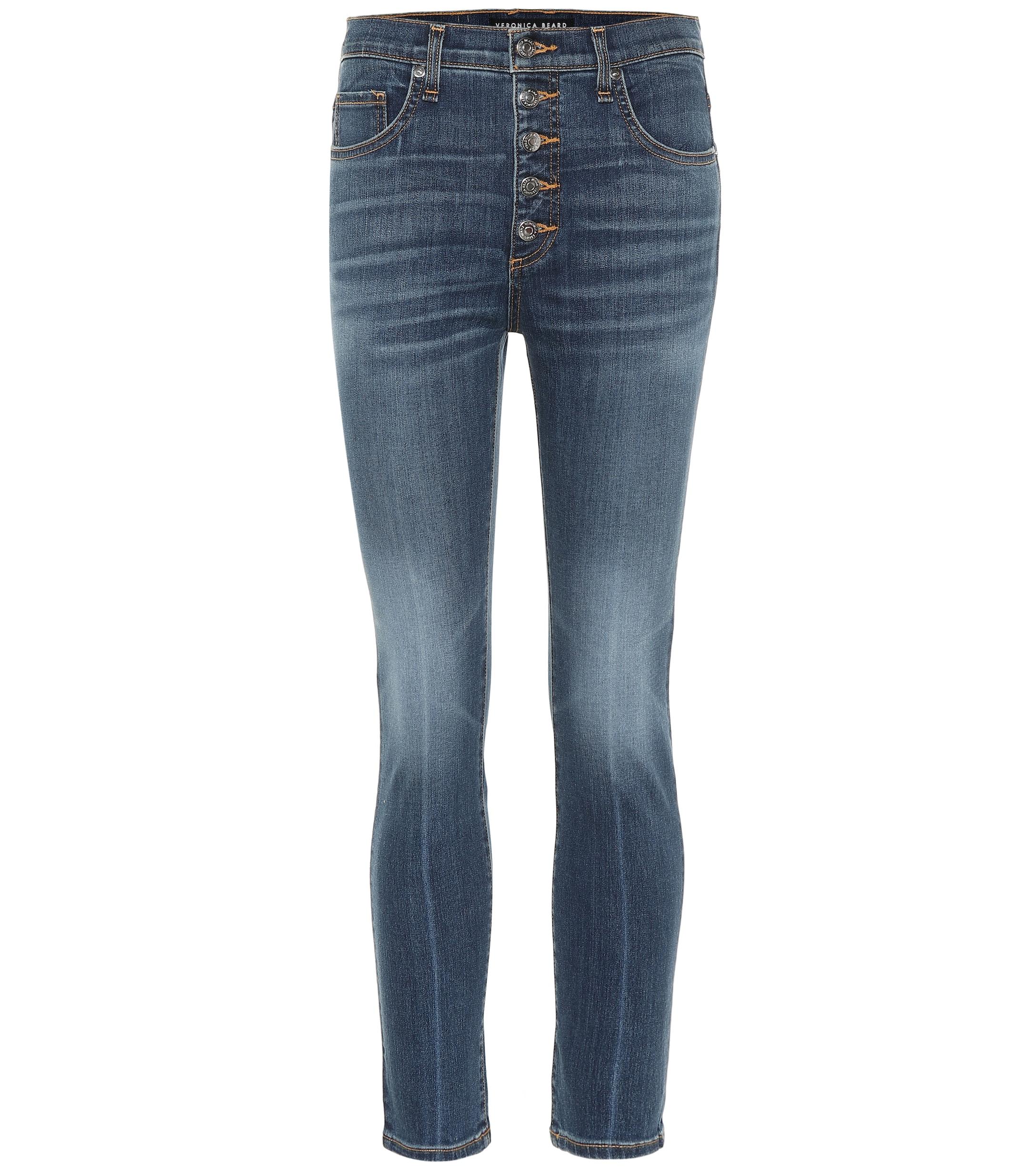 Veronica Beard Denim Debbie High-rise Skinny Jeans in Blue - Lyst