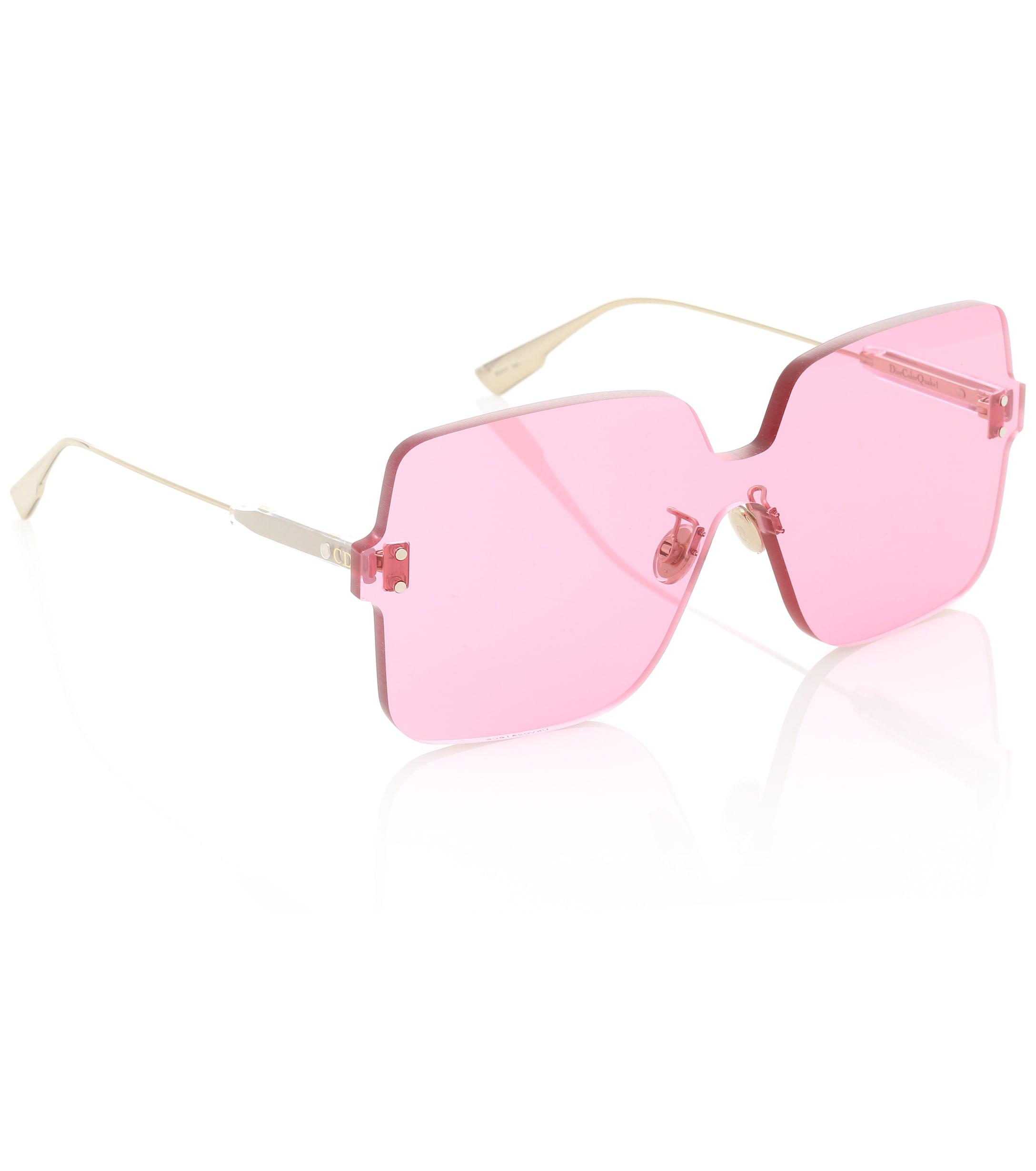 Dior Diorcolorquake1 Square Sunglasses in Fuchsia (Pink) Lyst