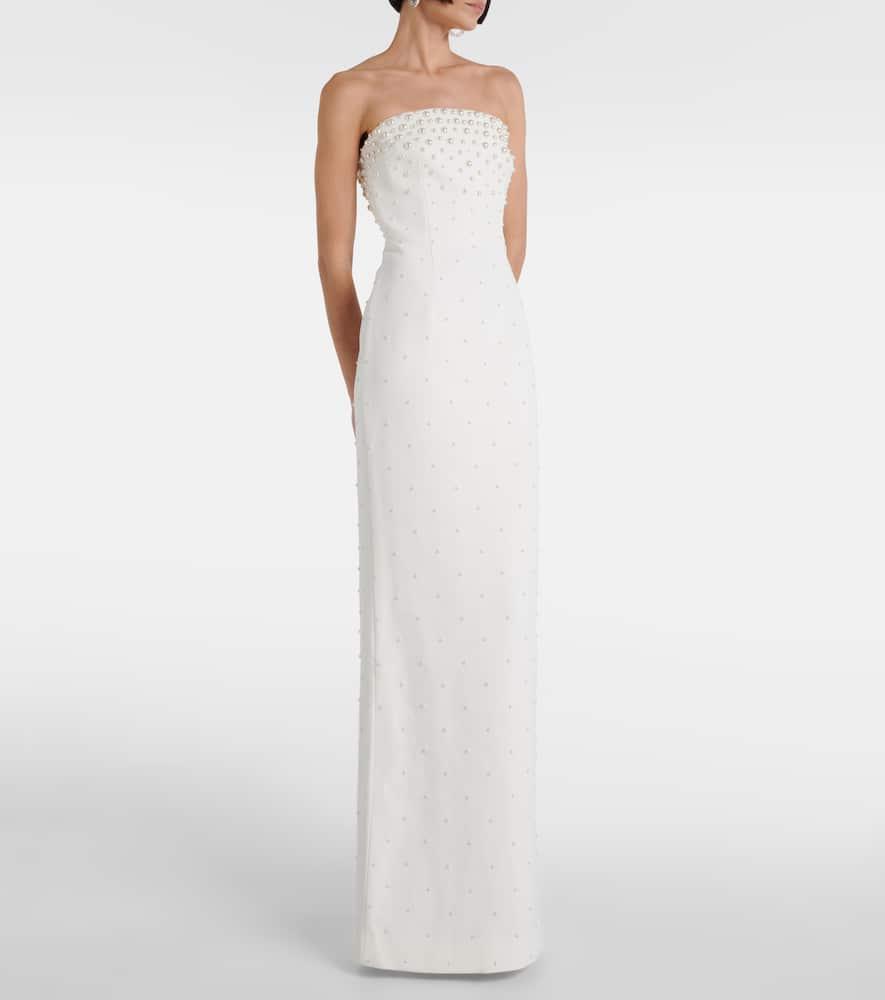 ◆関税込◆【REBECCA VALLANCEC】 pearl-embellished gown Therese Pearl Gown – Rebecca Vallance