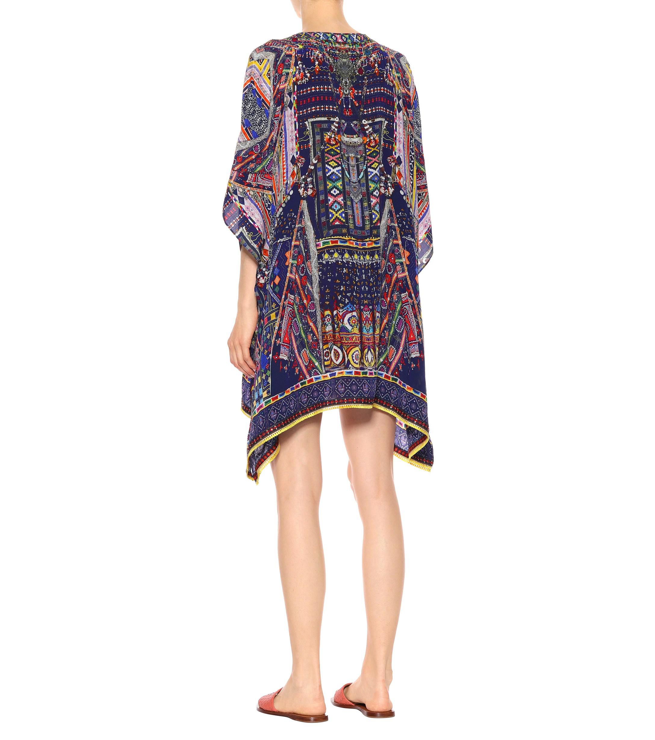 camilla kaftan blue