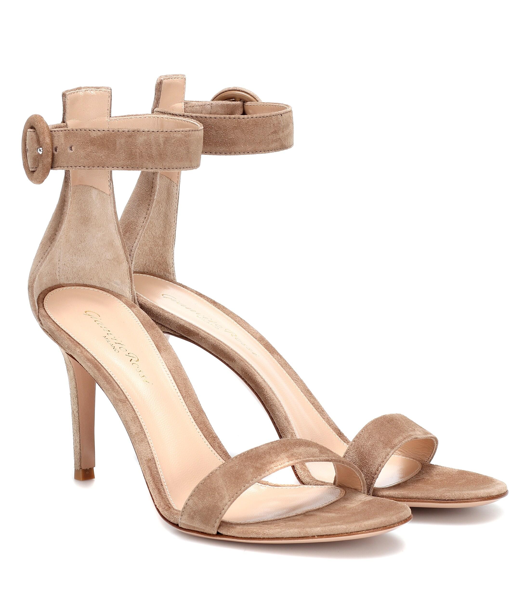 gianvito rossi suede sandals