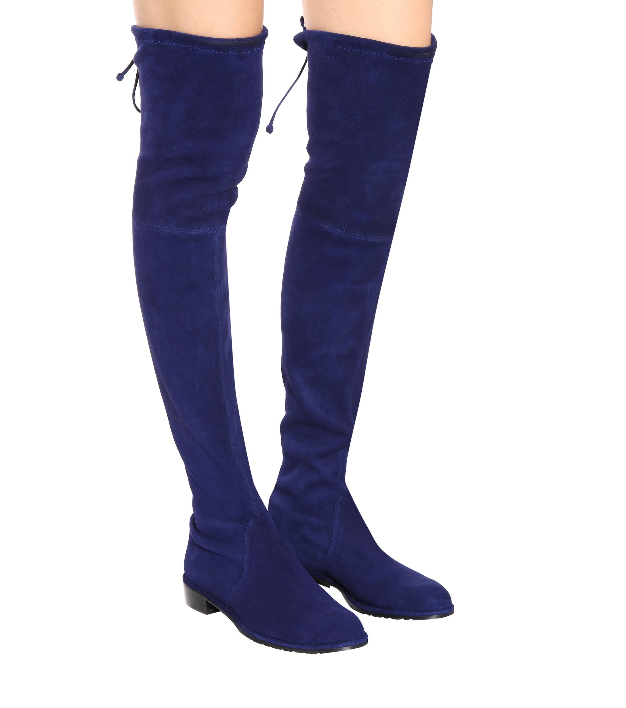 stuart weitzman low heel boots