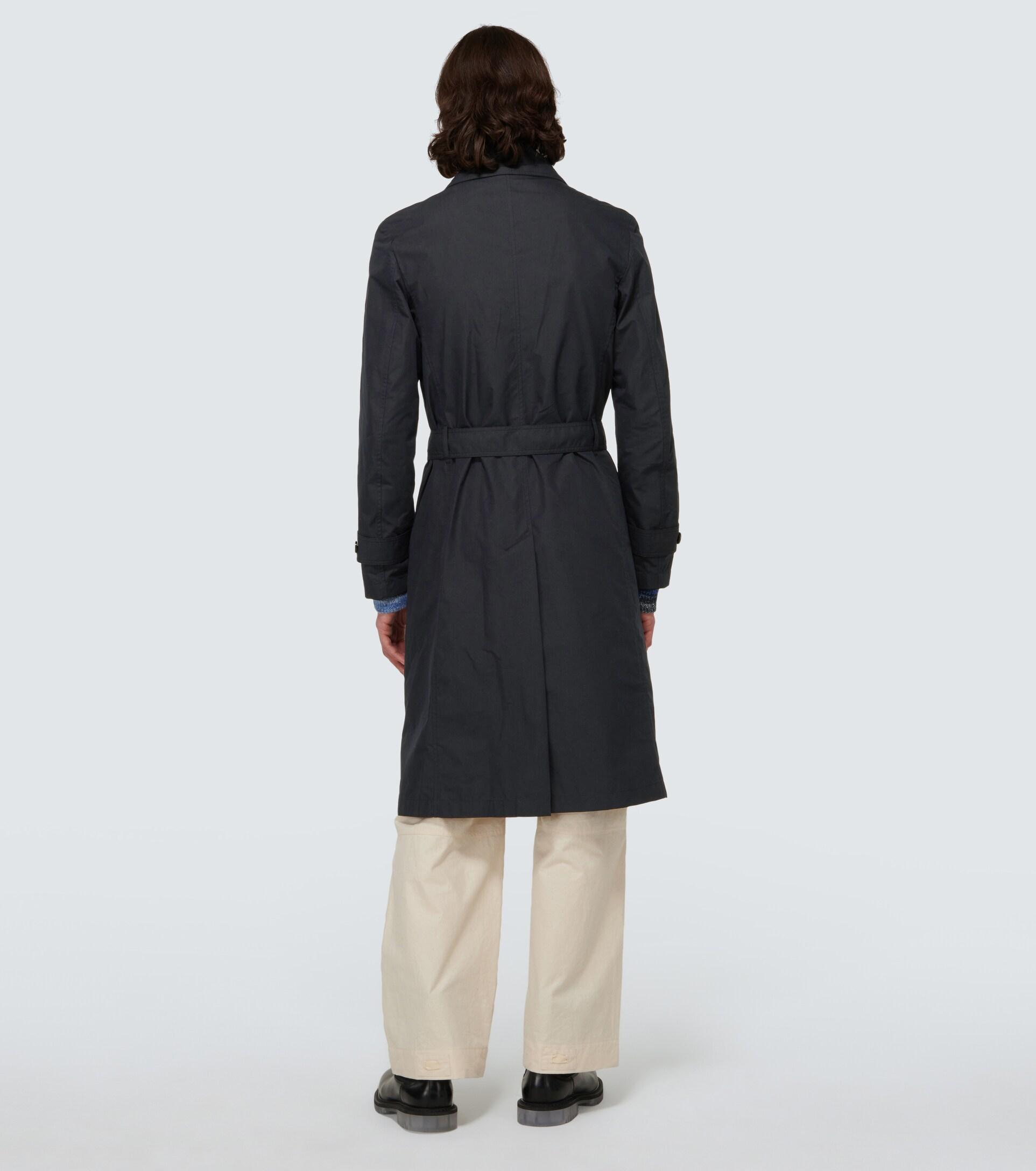 Dries Van Noten Synthetic Trench Coat in Black for Men Mens Clothing Coats Long coats and winter coats 
