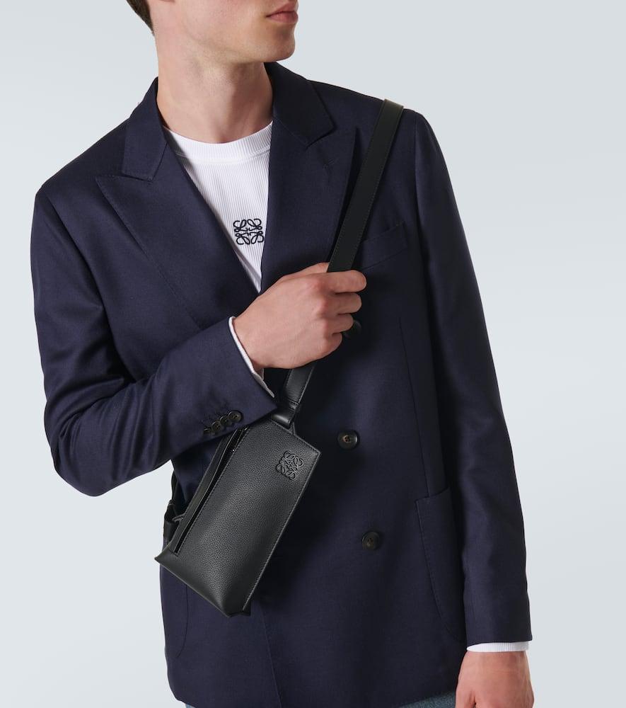 ☆LOEWE☆ Vertical Crossbody Pocket ショルダー BLACK♪ LOEWE ロエベ Vertical Crossbody Pocket ショルダーバッグ