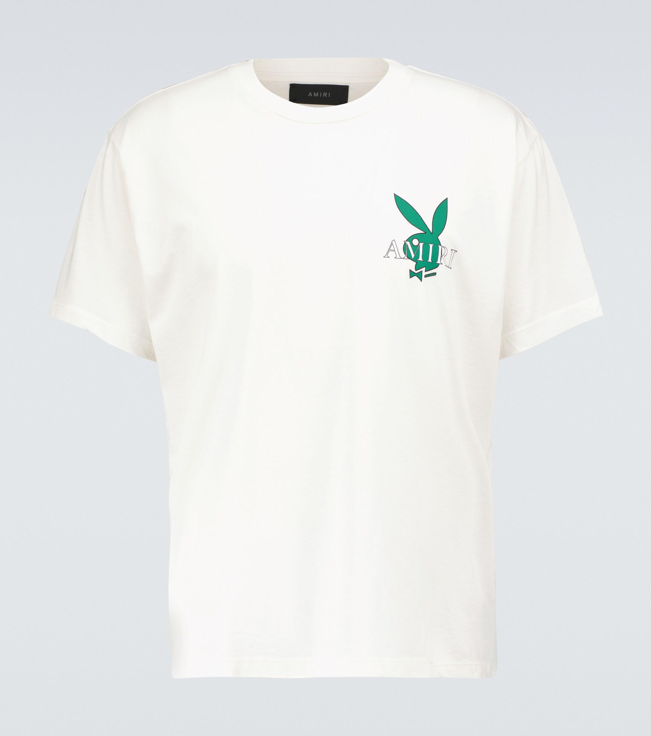 white playboy tee