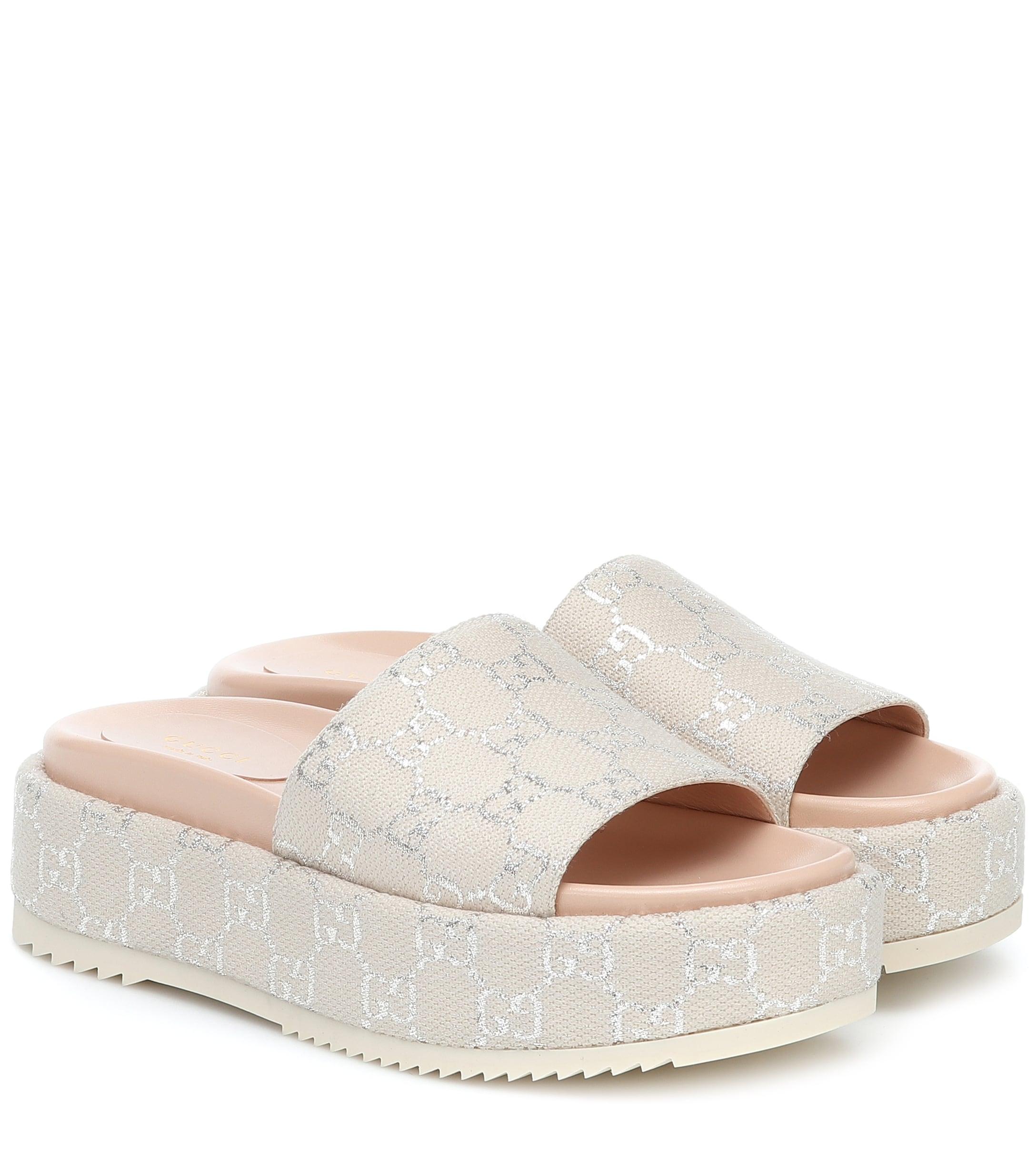Gucci glitter slides deals