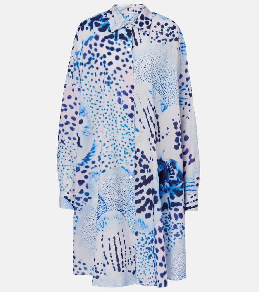 ワンピース DRIES VAN NOTEN DILEY DENIM MINI DRESS Dries Van Noten Diley Denim Mini Dress in Blue | Lyst UK