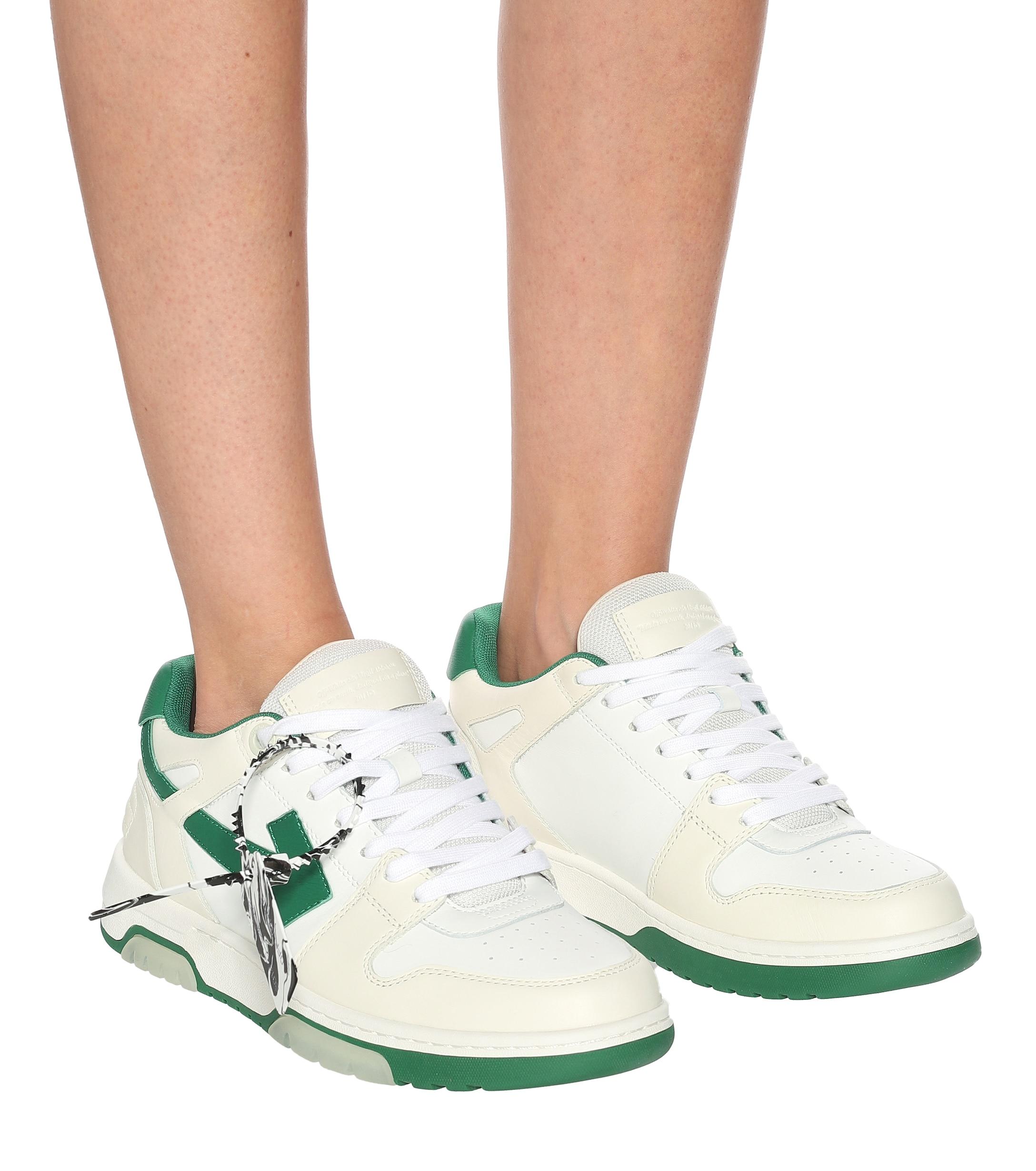 Off-White c/o Virgil Abloh Ooo Out Of Office Leather Sneakers in 