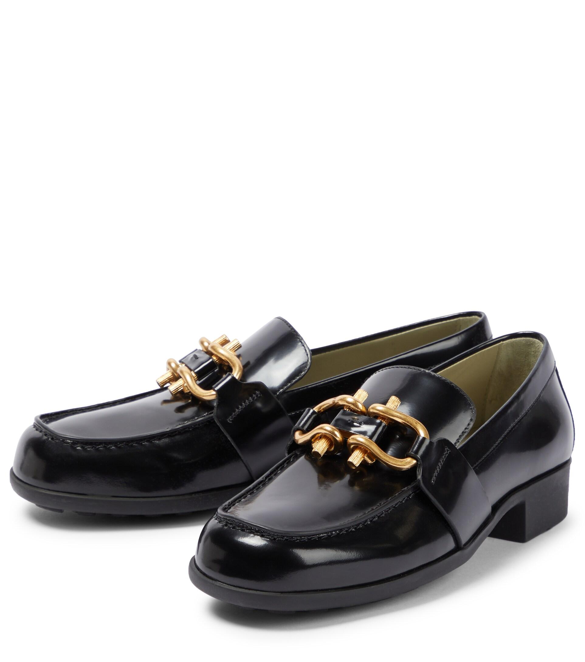 Womens Shoes Flats and flat shoes Loafers and moccasins Bottega Veneta Monsier Loafer in Black 