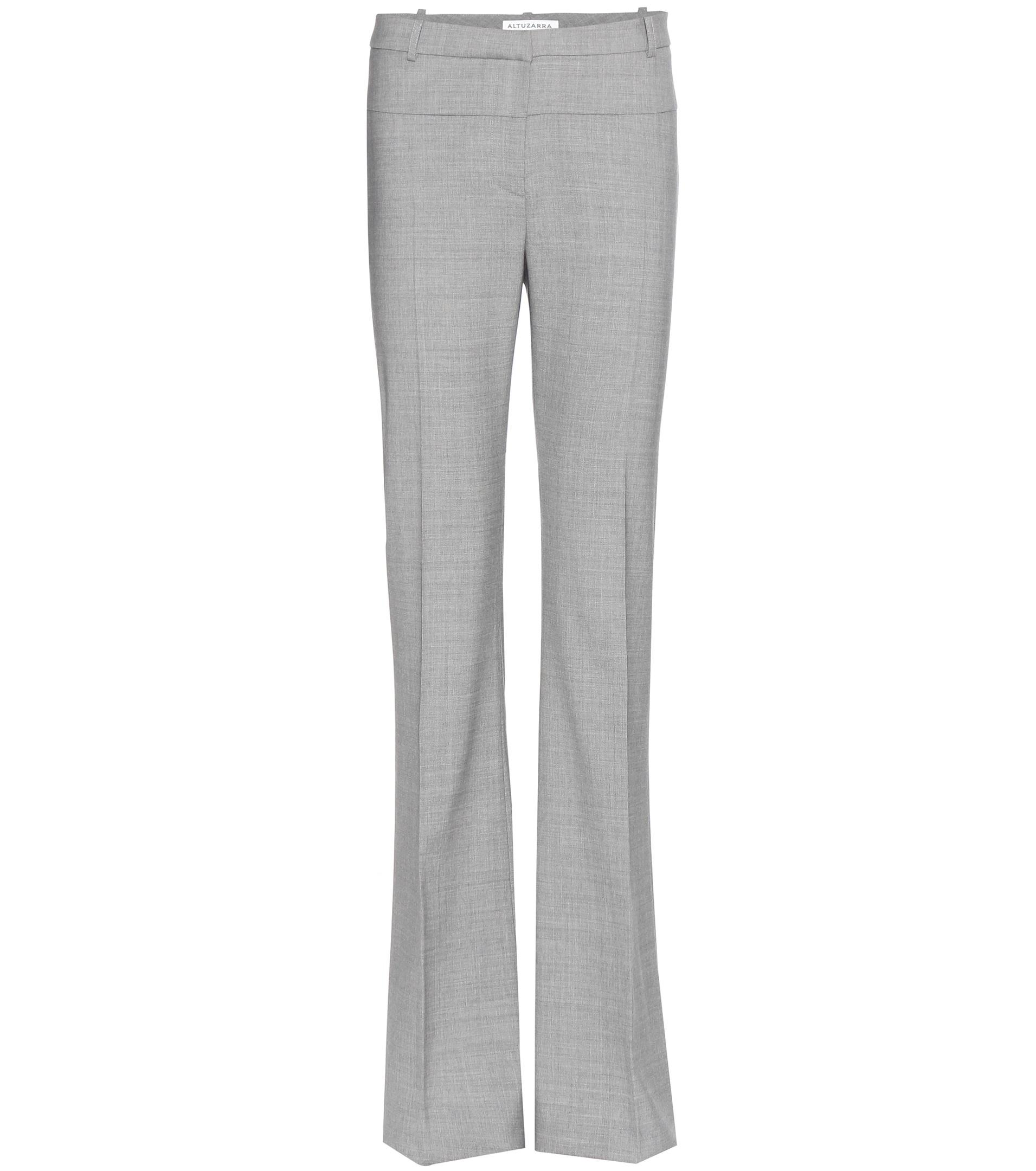 Lyst - Altuzarra Wool Trousers in Gray - Save 20%