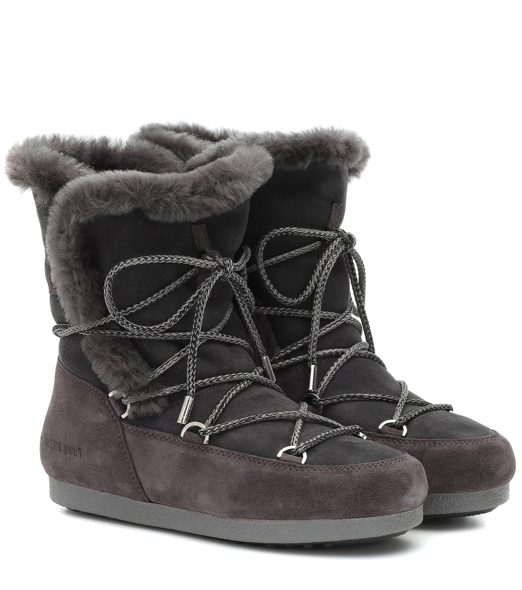 moon boot far side high shearling