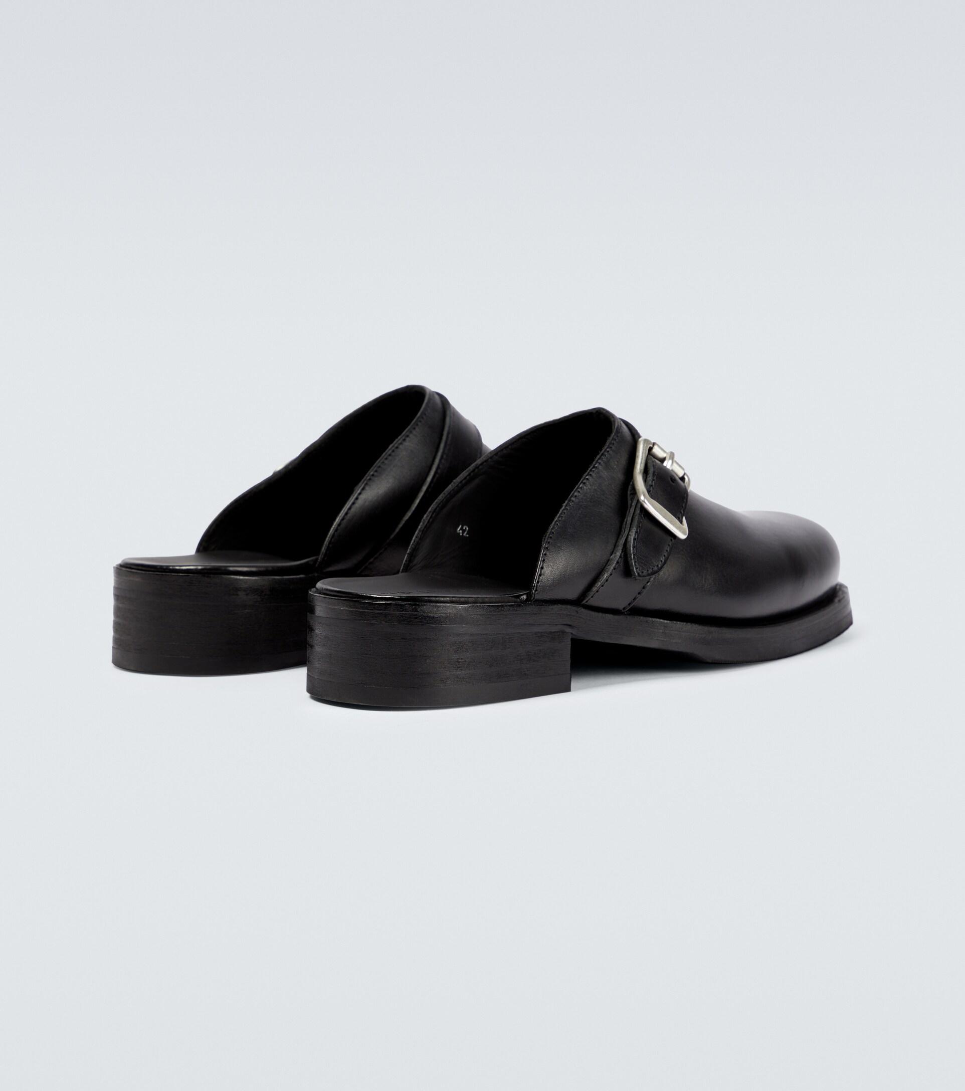 Our Legacy Camion Leather Mules in Black for Men | Lyst