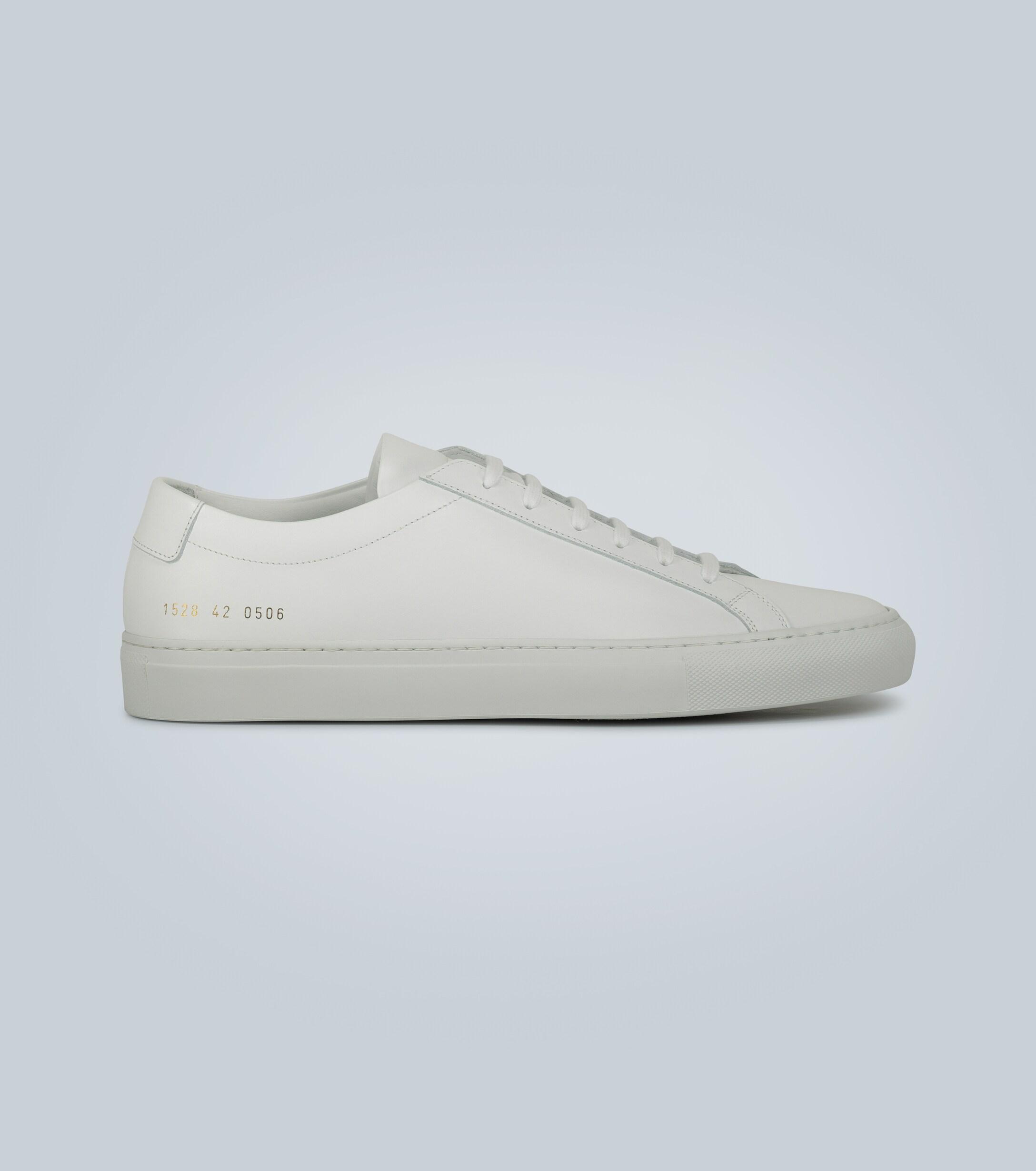 Common Projects Leather Original Achilles Low Sneakers in White for Men ...