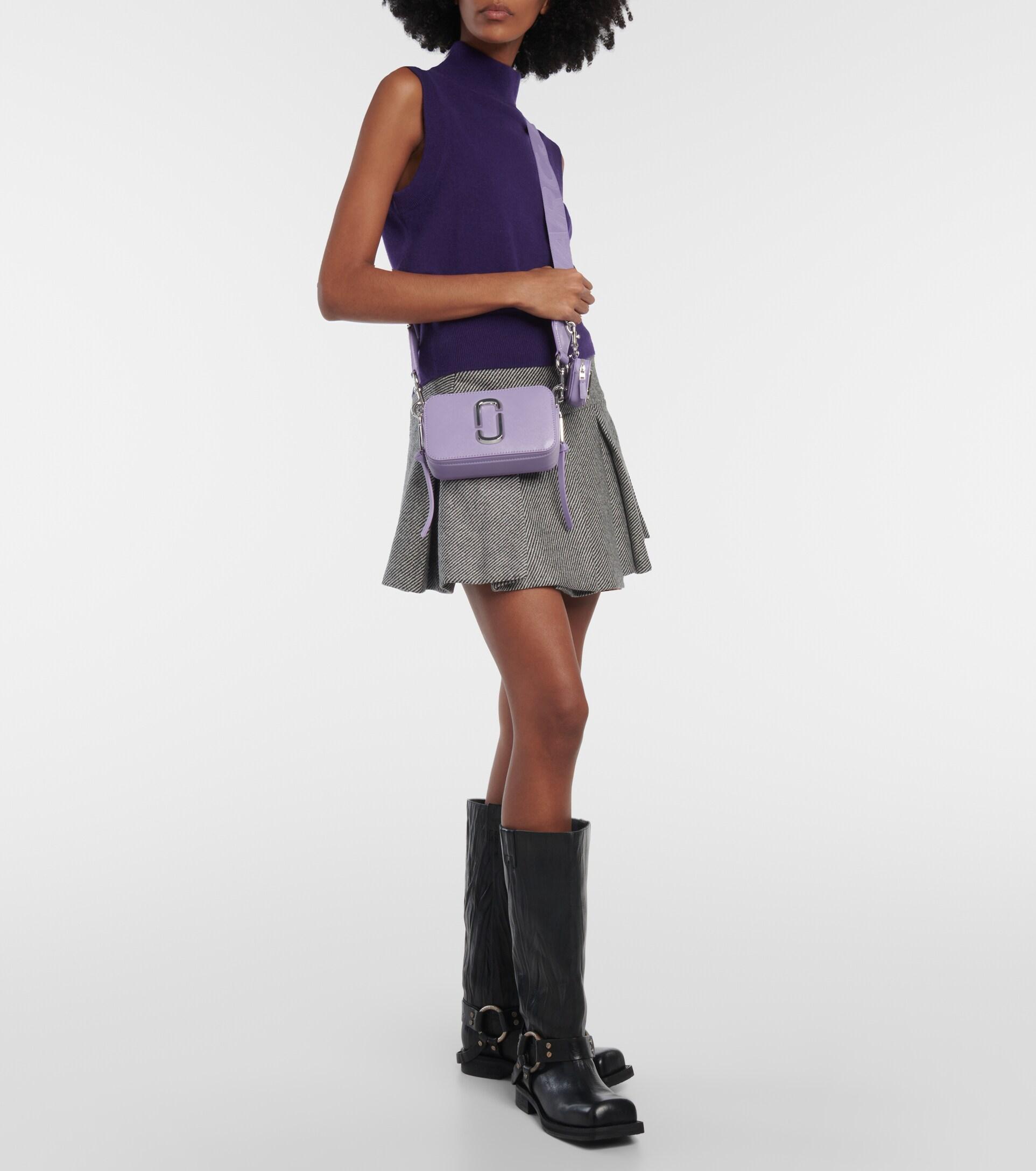 The Snapshot Small Camera Bag in Purple - Marc Jacobs