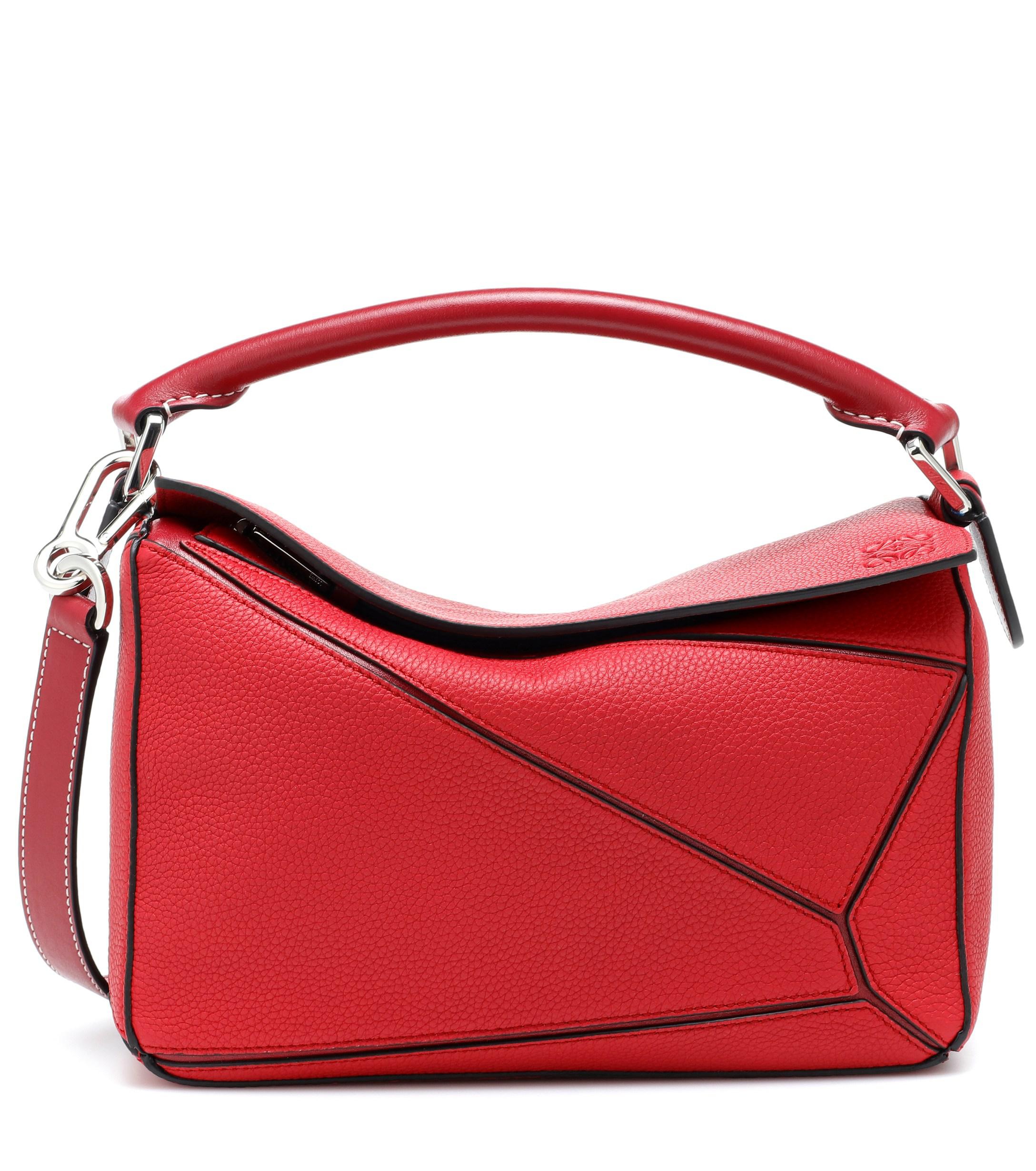 Loewe puzzle bag raspberry new arrivals