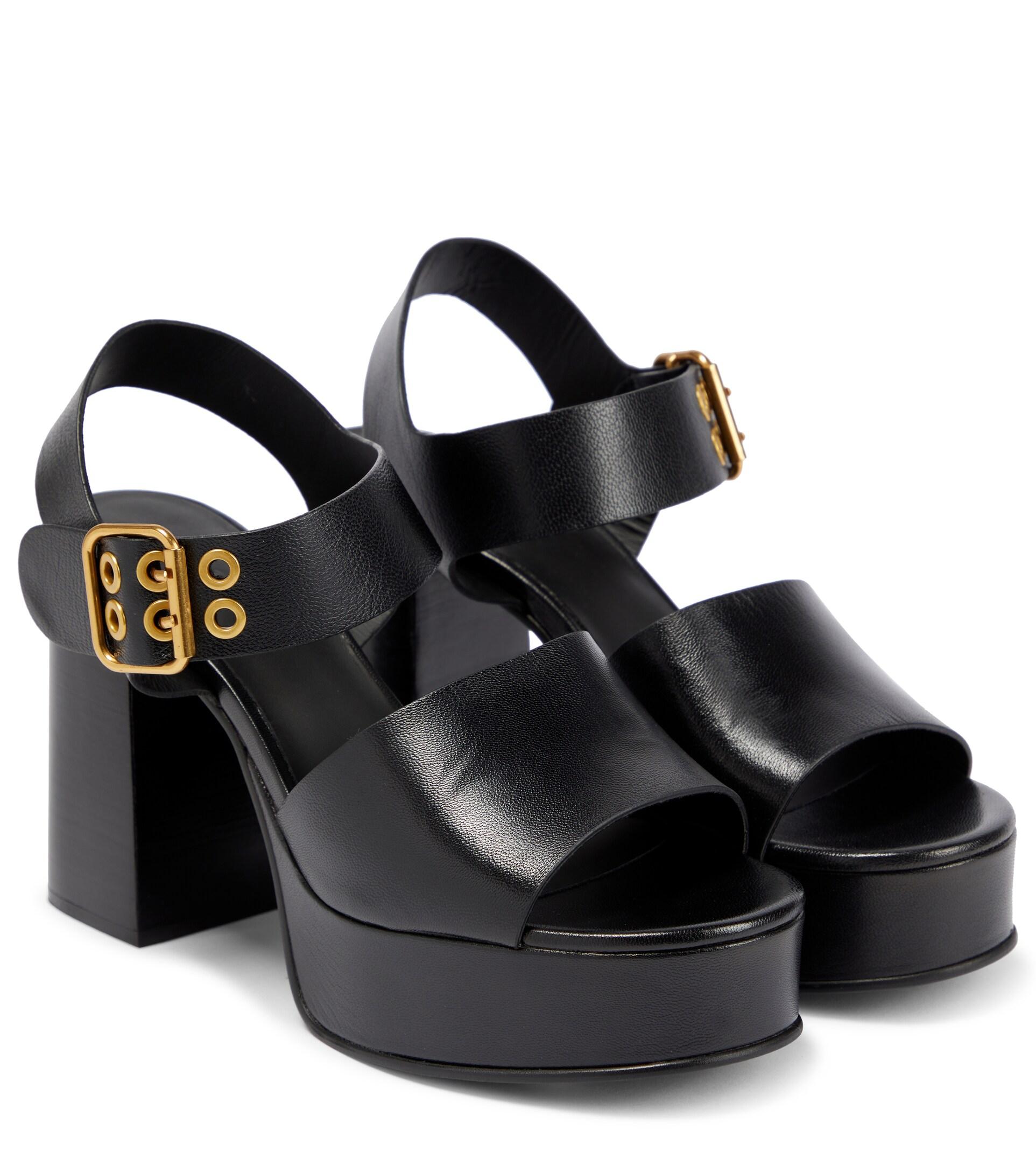 See By Chloé See By Chloe Lexy Leather Sandals in Black | Lyst