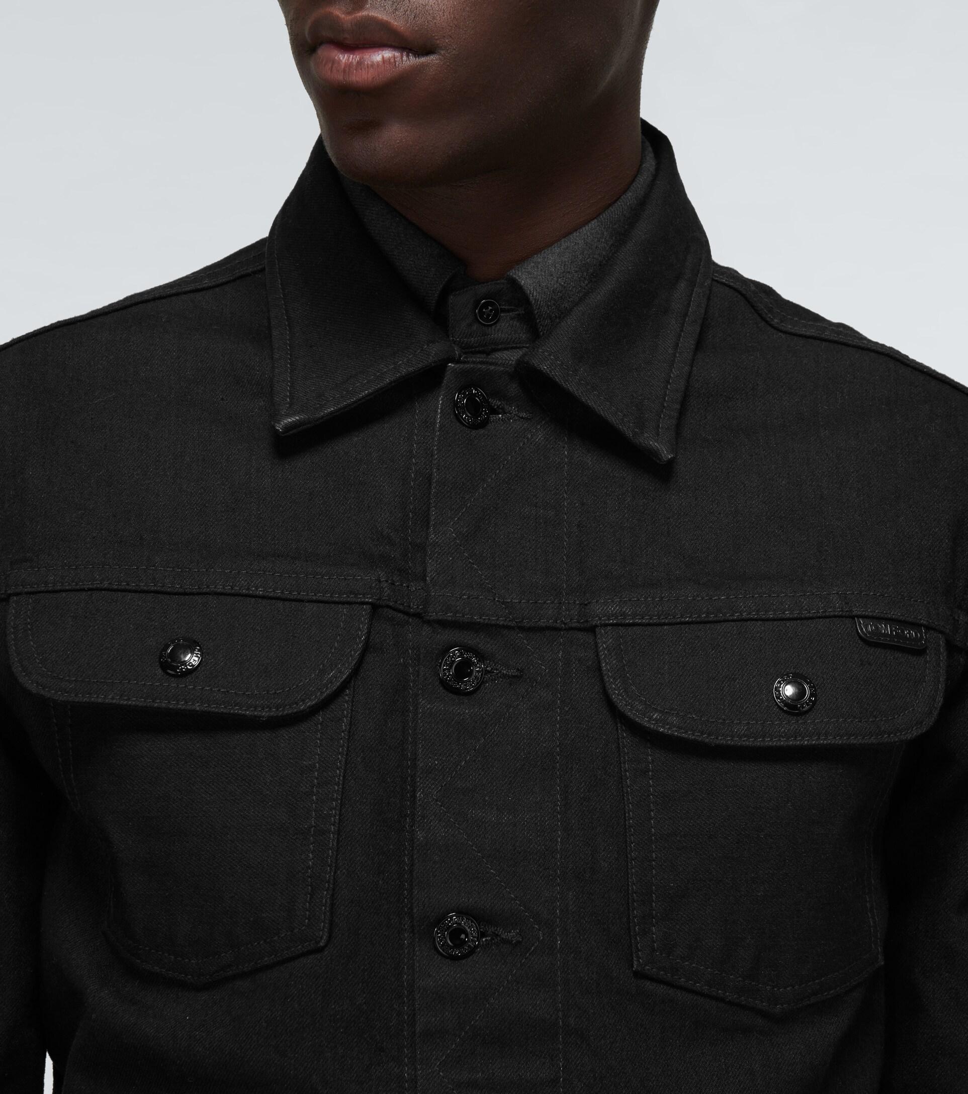 Tom ford hotsell black denim jacket