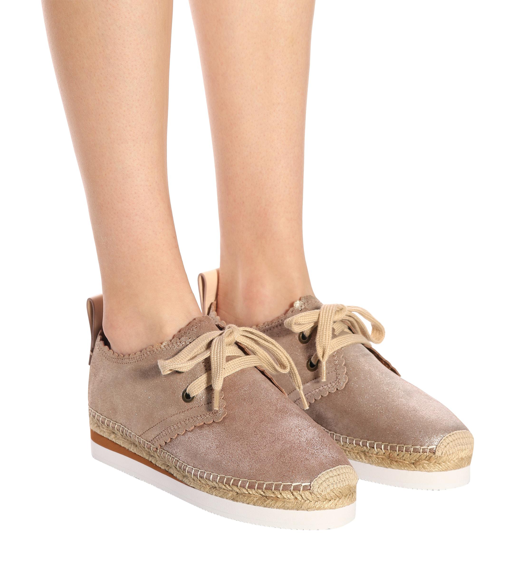 see by chloe flat espadrilles