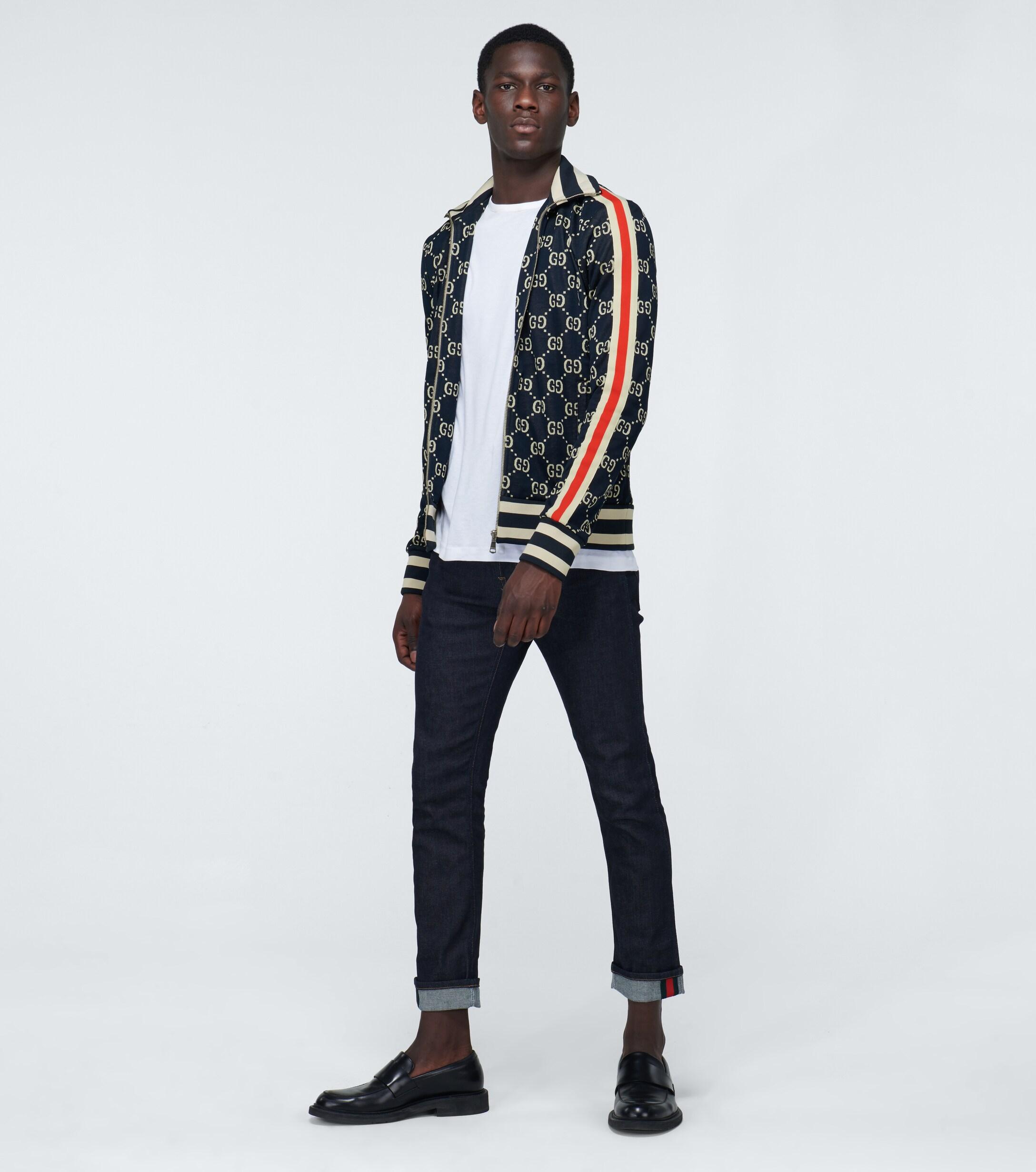 gucci jacquard cotton jacket