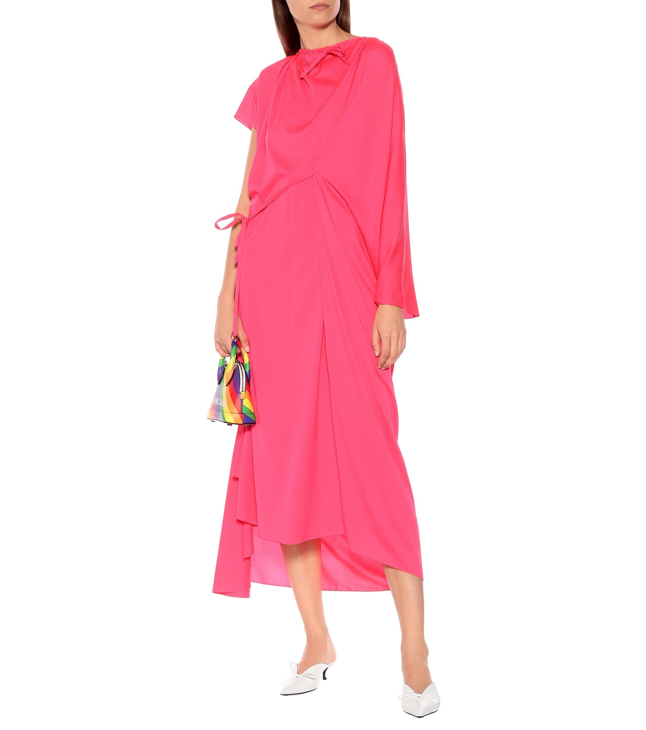 balenciaga kleid pink