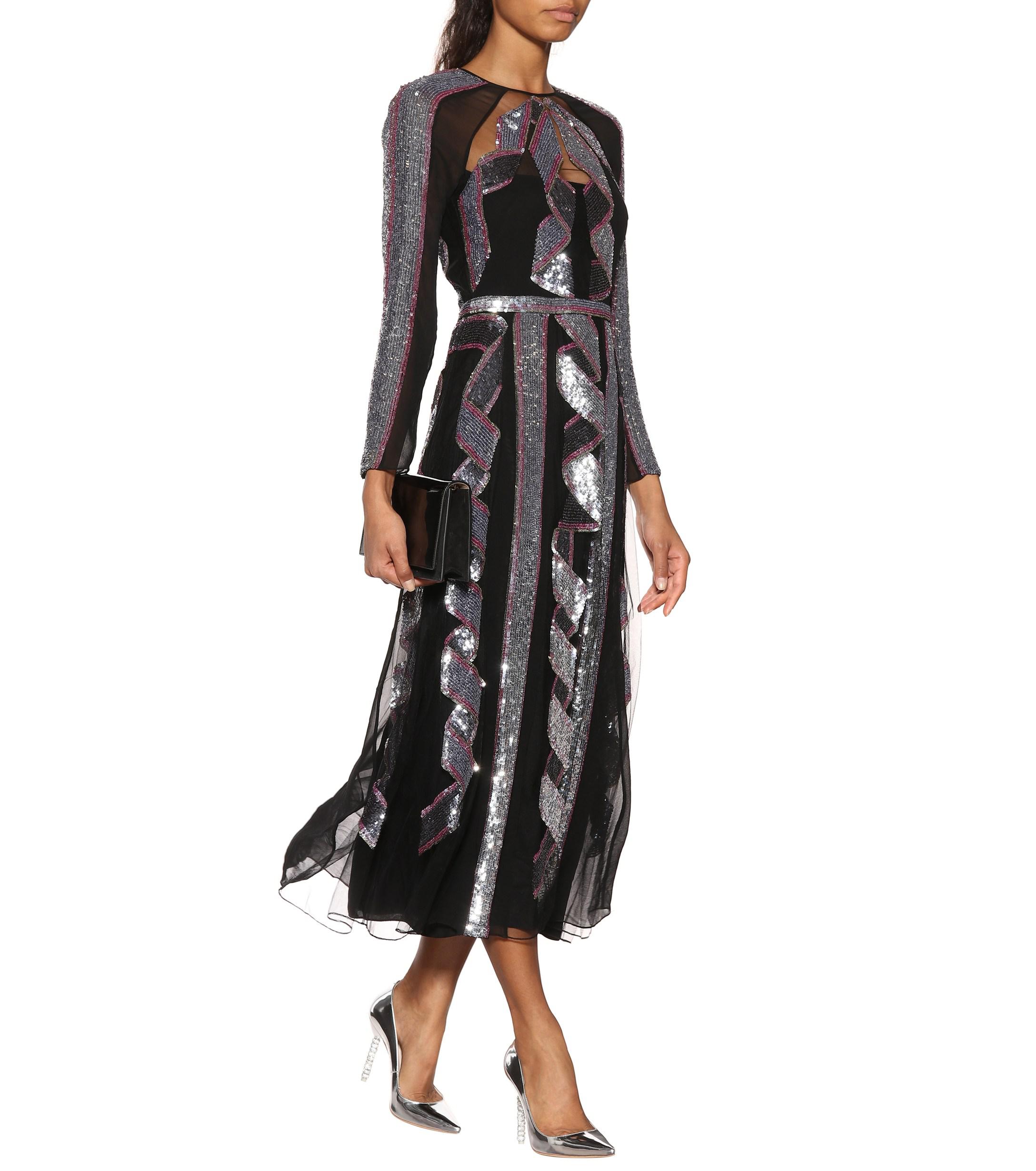 Temperley London Insignia Sequined Silk ...
